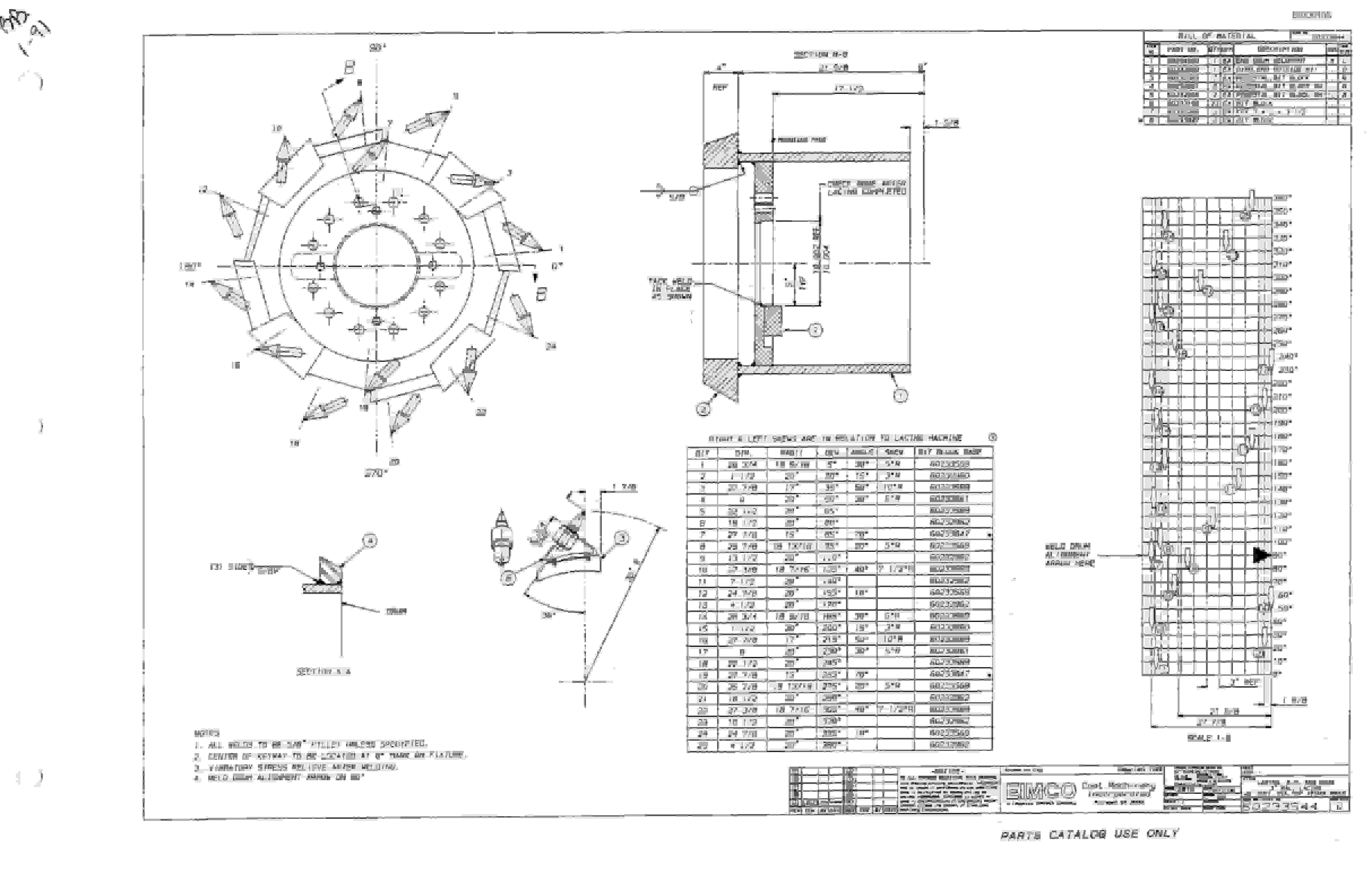 Bucyrus 2810-1 Miner Parts Catalog BI000105-4