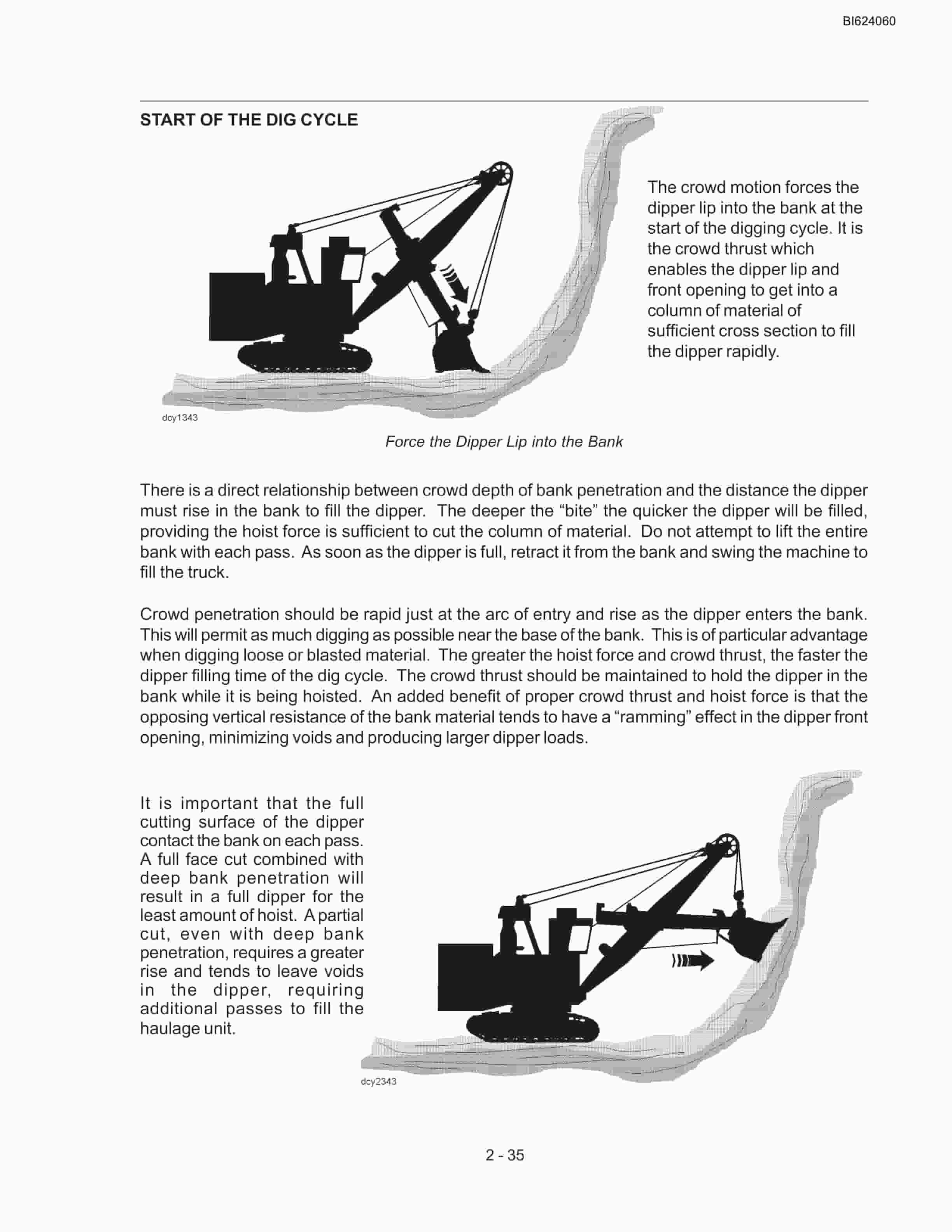 Bucyrus 295HD Mining Shovel Operators Manual BI624060-4