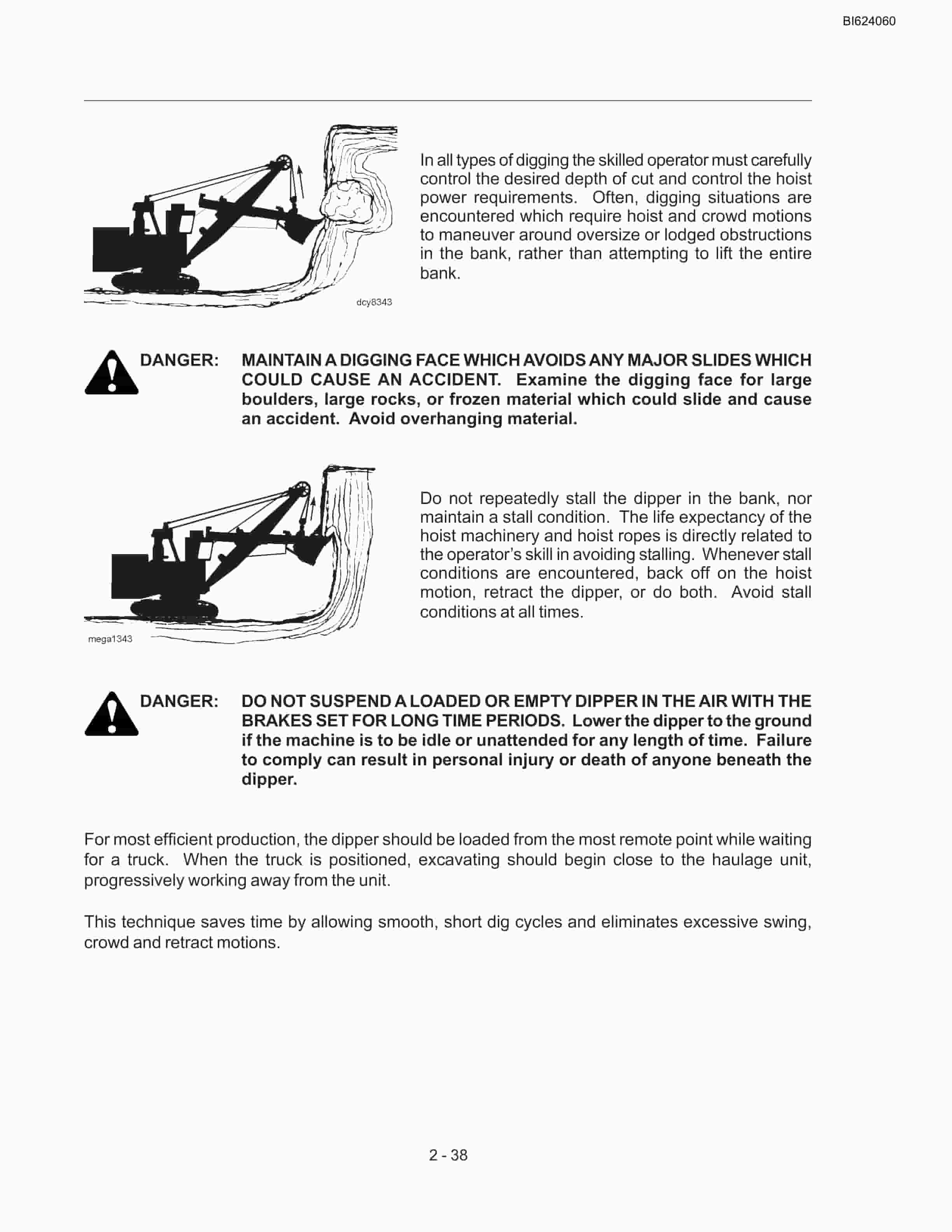 Bucyrus 295HD Mining Shovel Operators Manual BI624060-5