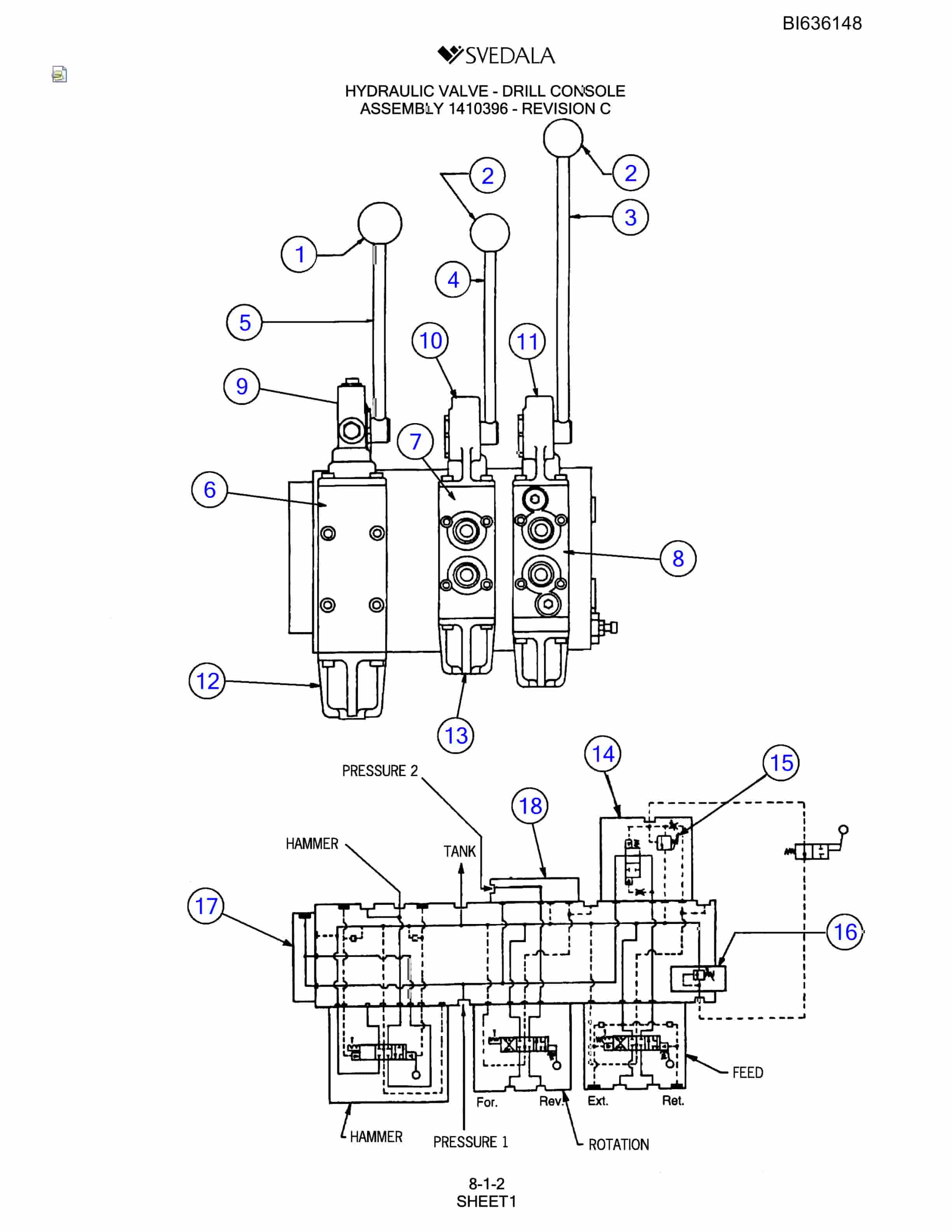 Bucyrus 300 Hydra-Trac Parts Catalog BI636148-4