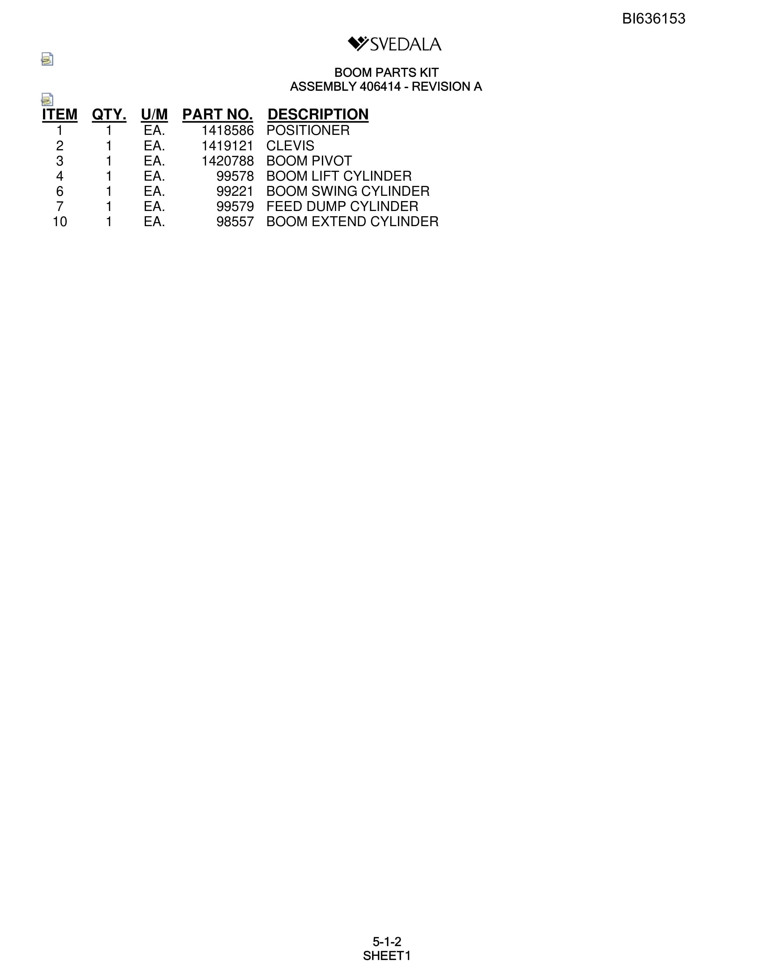 Bucyrus 300 Hydra-Trac Parts Catalog BI636153-2
