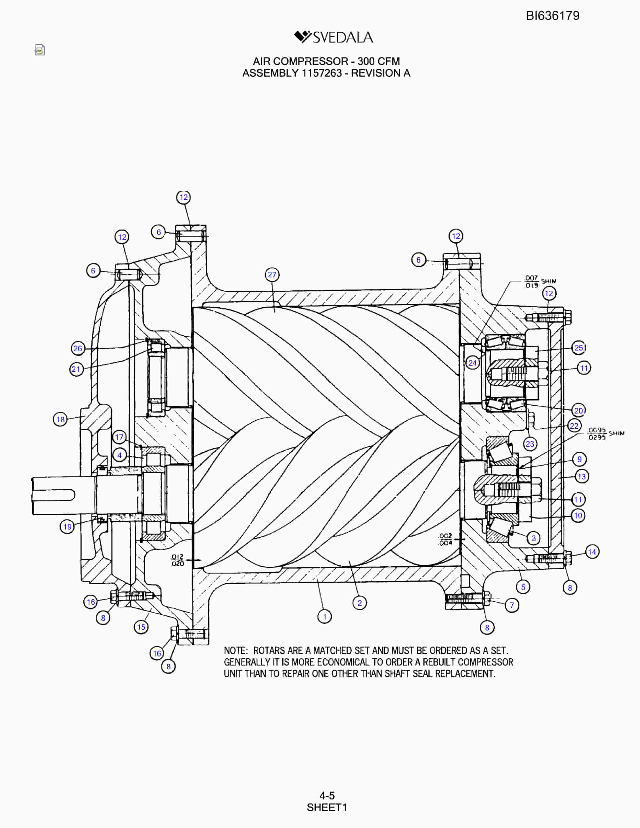 Bucyrus 300 Hydra-Trac Parts Catalog BI636179-2