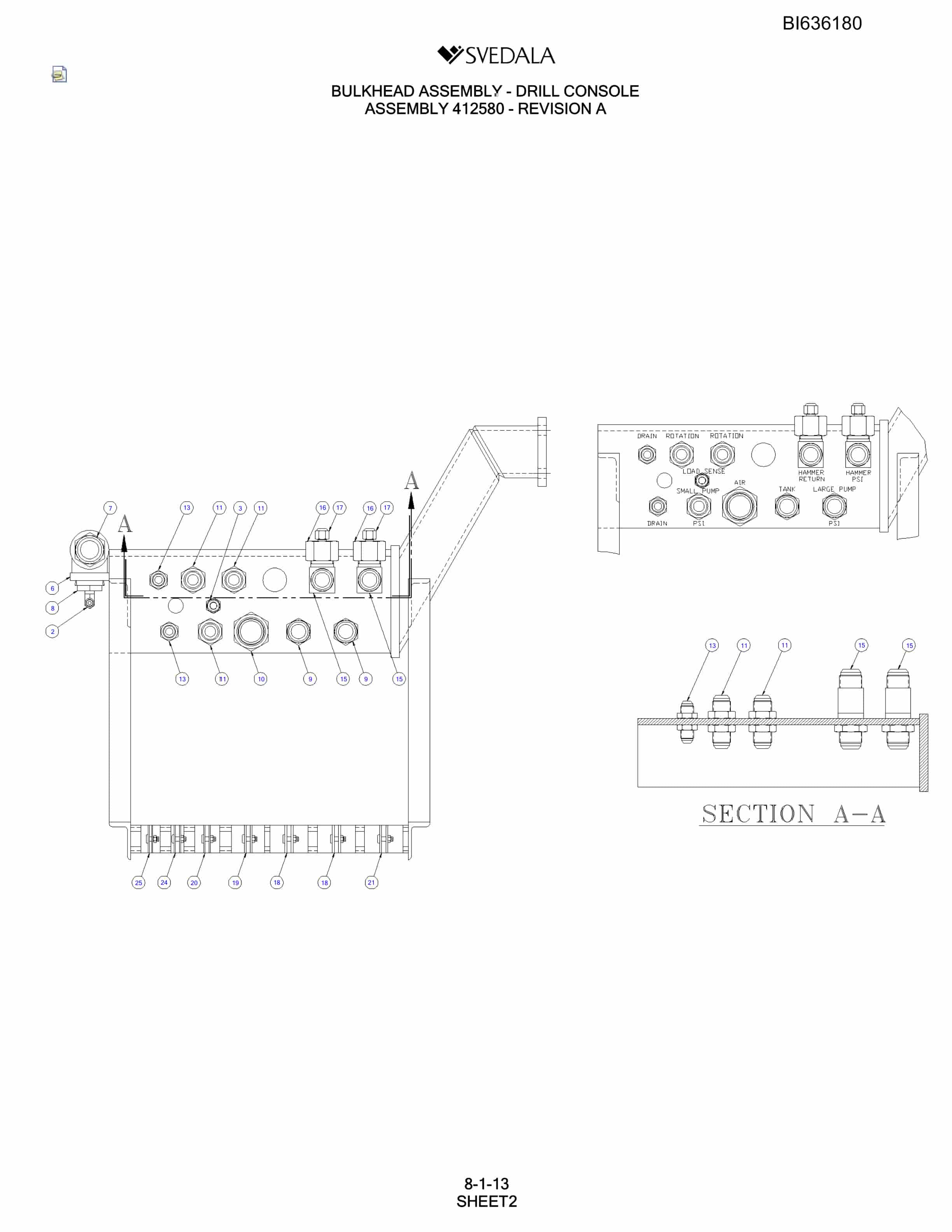 Bucyrus 300 Hydra-Trac Parts Catalog BI636180-5