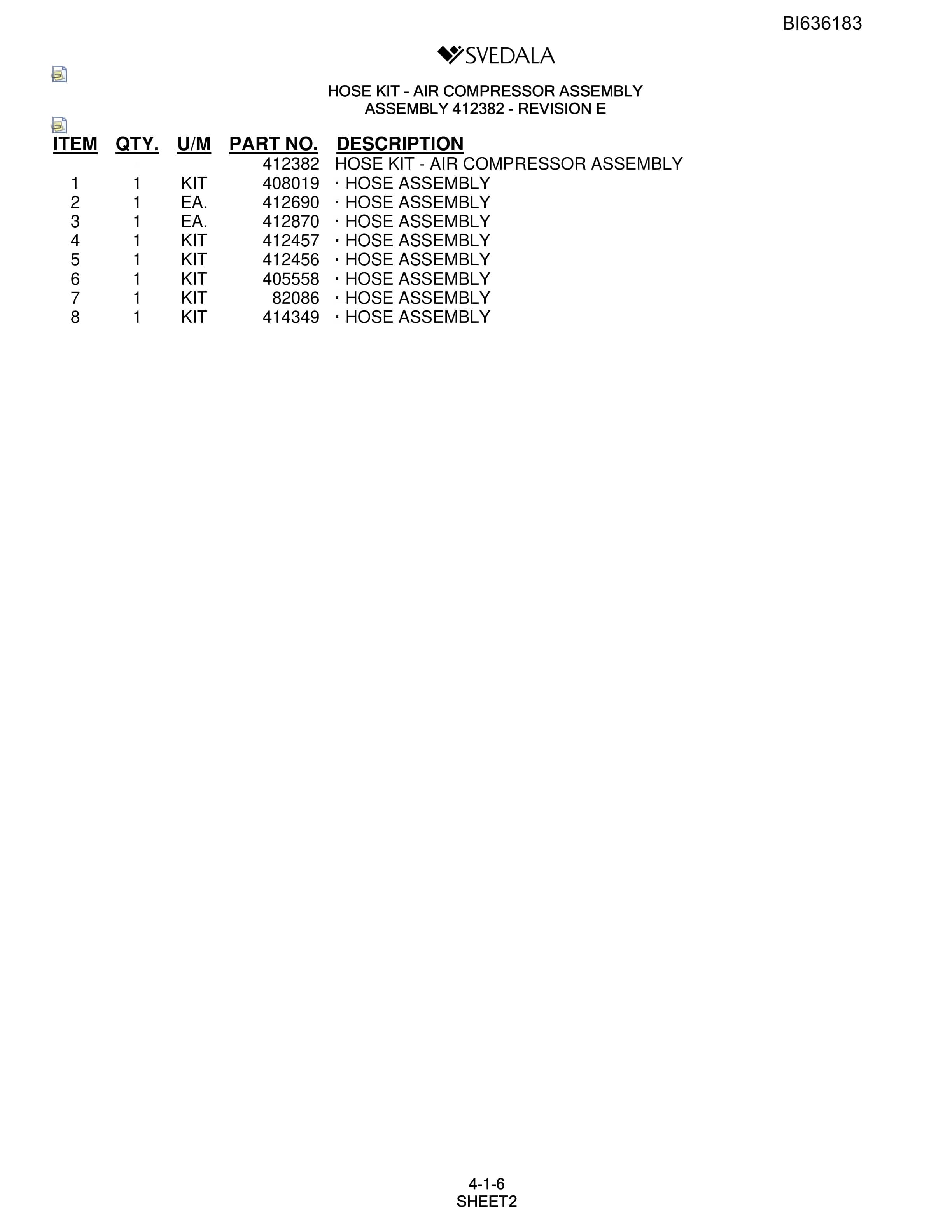 Bucyrus 300 Hydra-Trac Parts Catalog BI636183-2