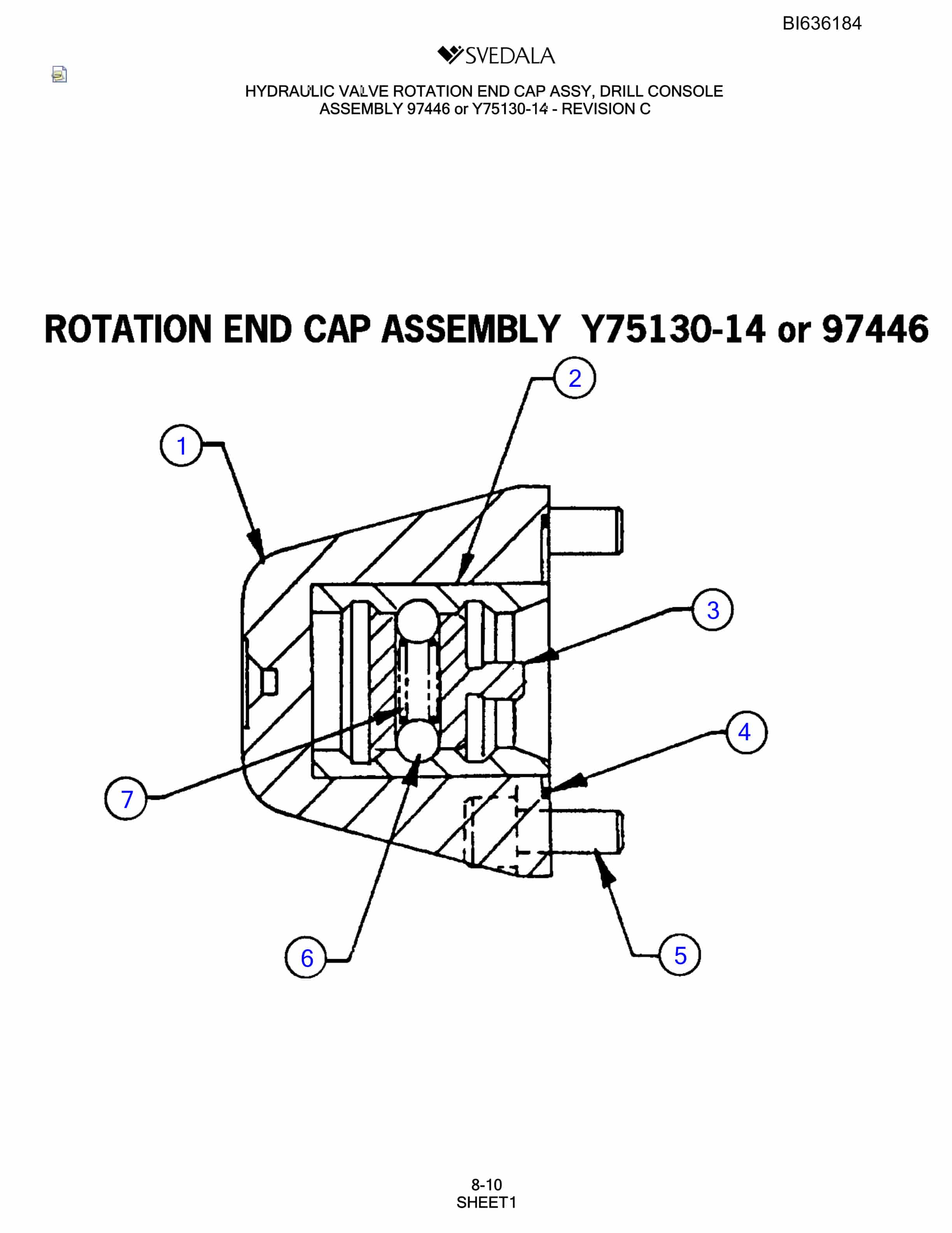 Bucyrus 300 Hydra-Trac Parts Catalog BI636184-4