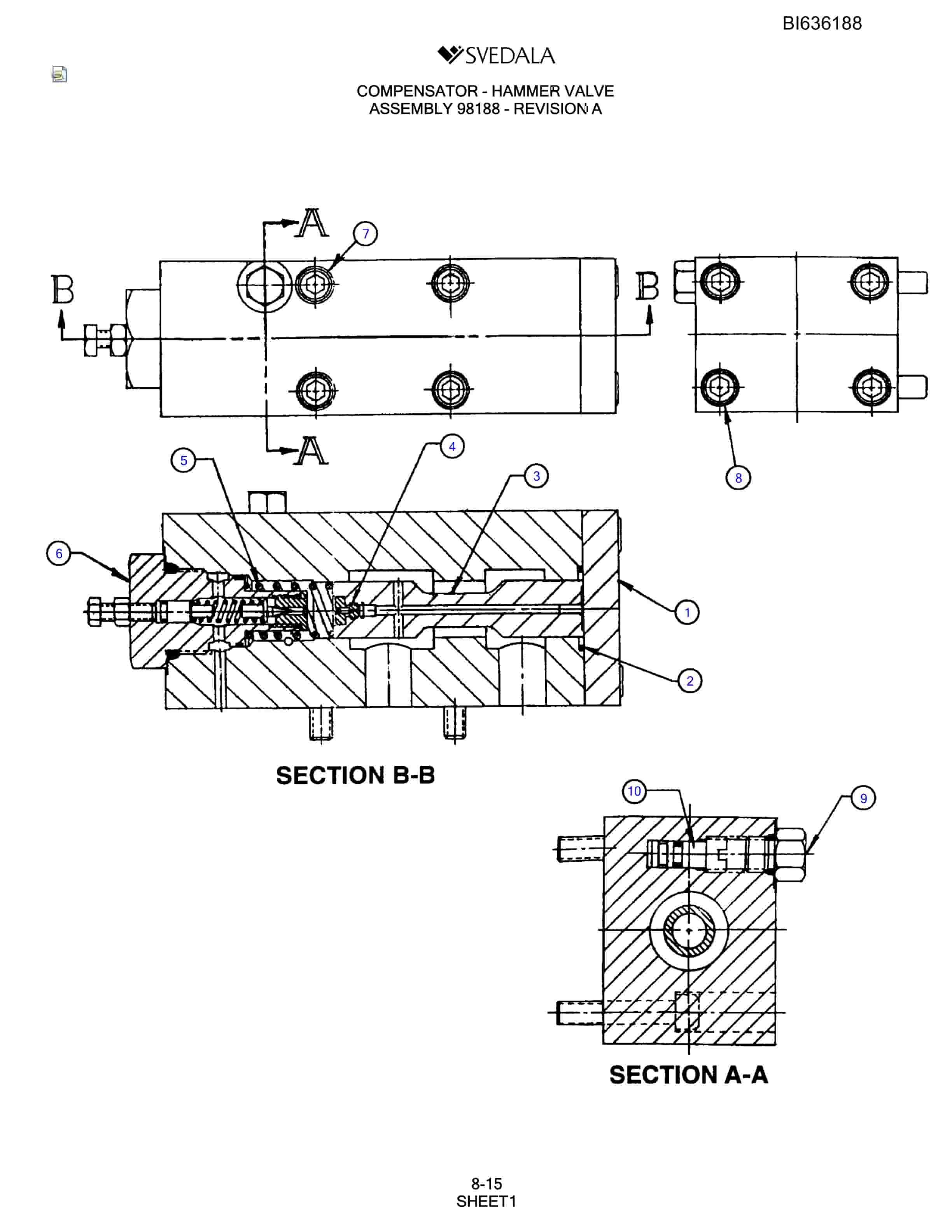 Bucyrus 300 Hydra-Trac Parts Catalog BI636188-5