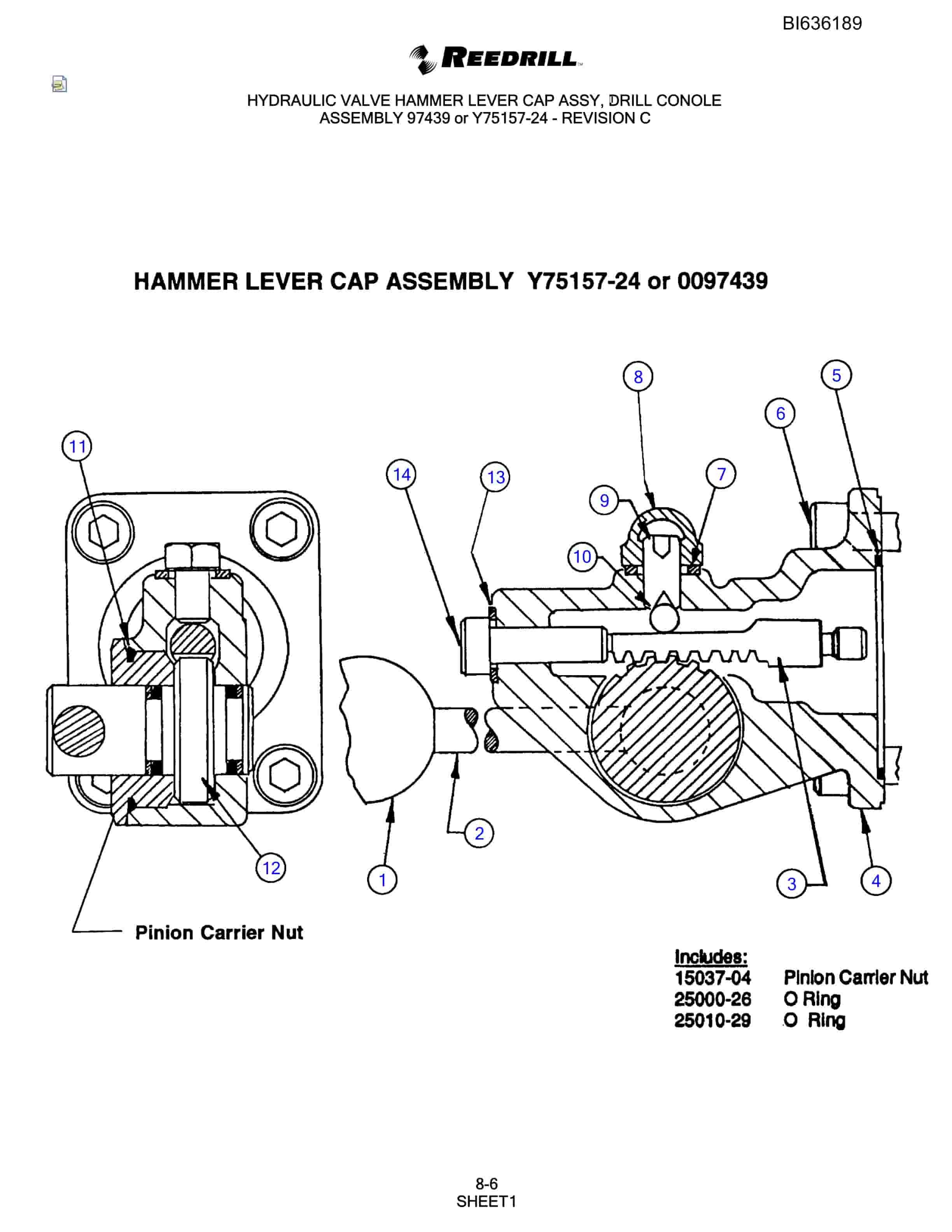 Bucyrus 300 Hydra-Trac Parts Catalog BI636189-4