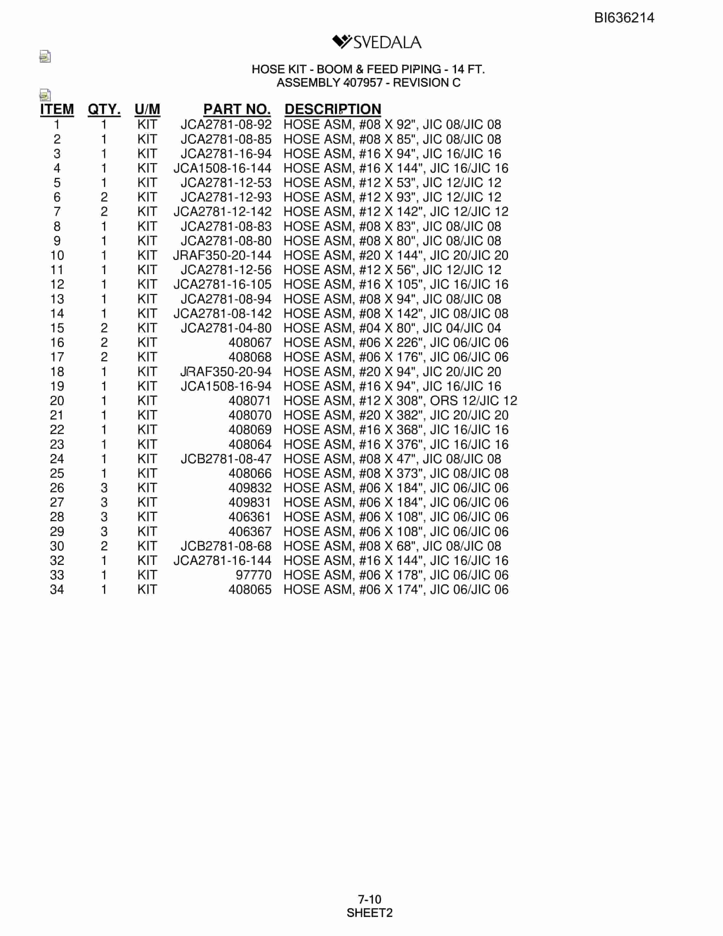 Bucyrus 300 Hydra-Trac Parts Catalog BI636214-3