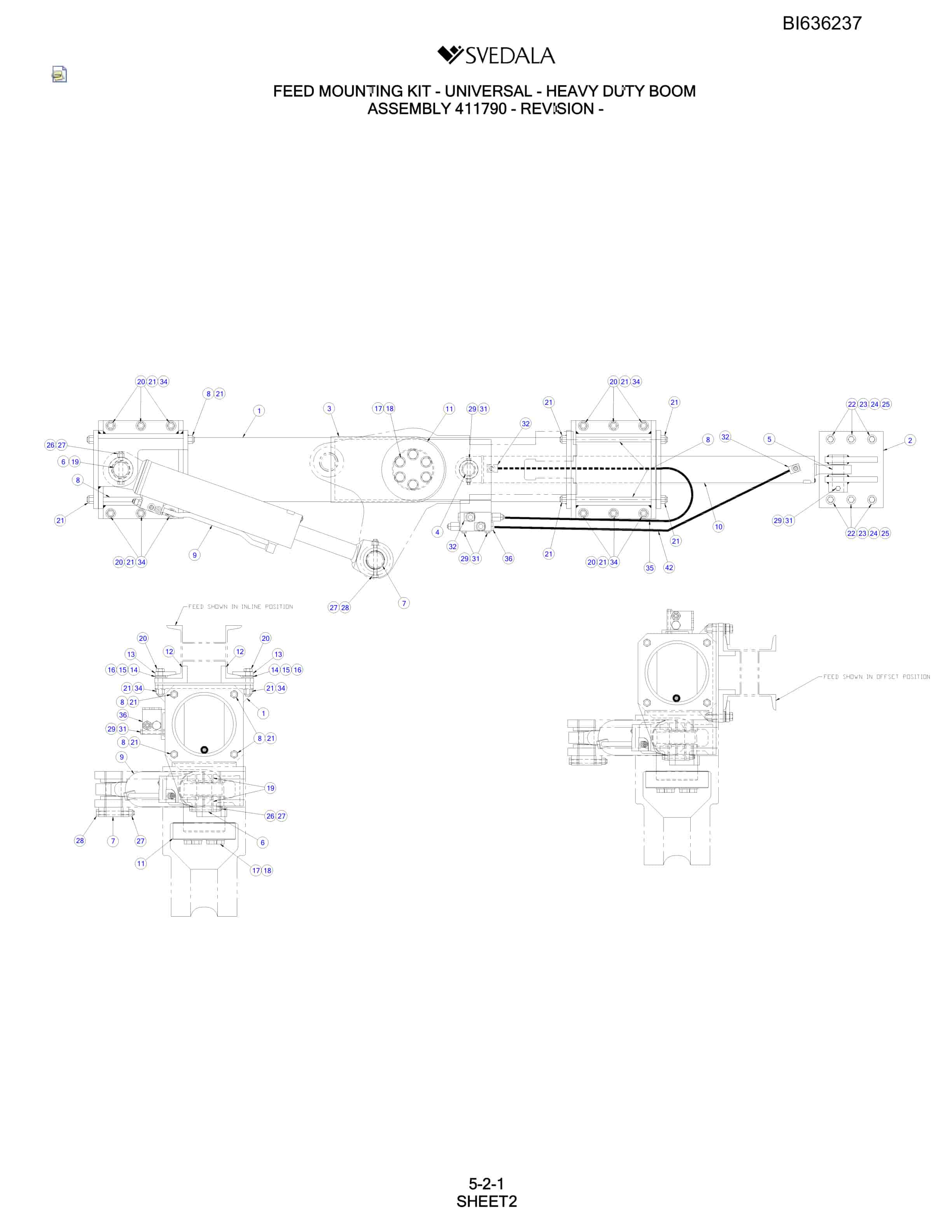 Bucyrus 300 Hydra-Trac Parts Catalog BI636237-2