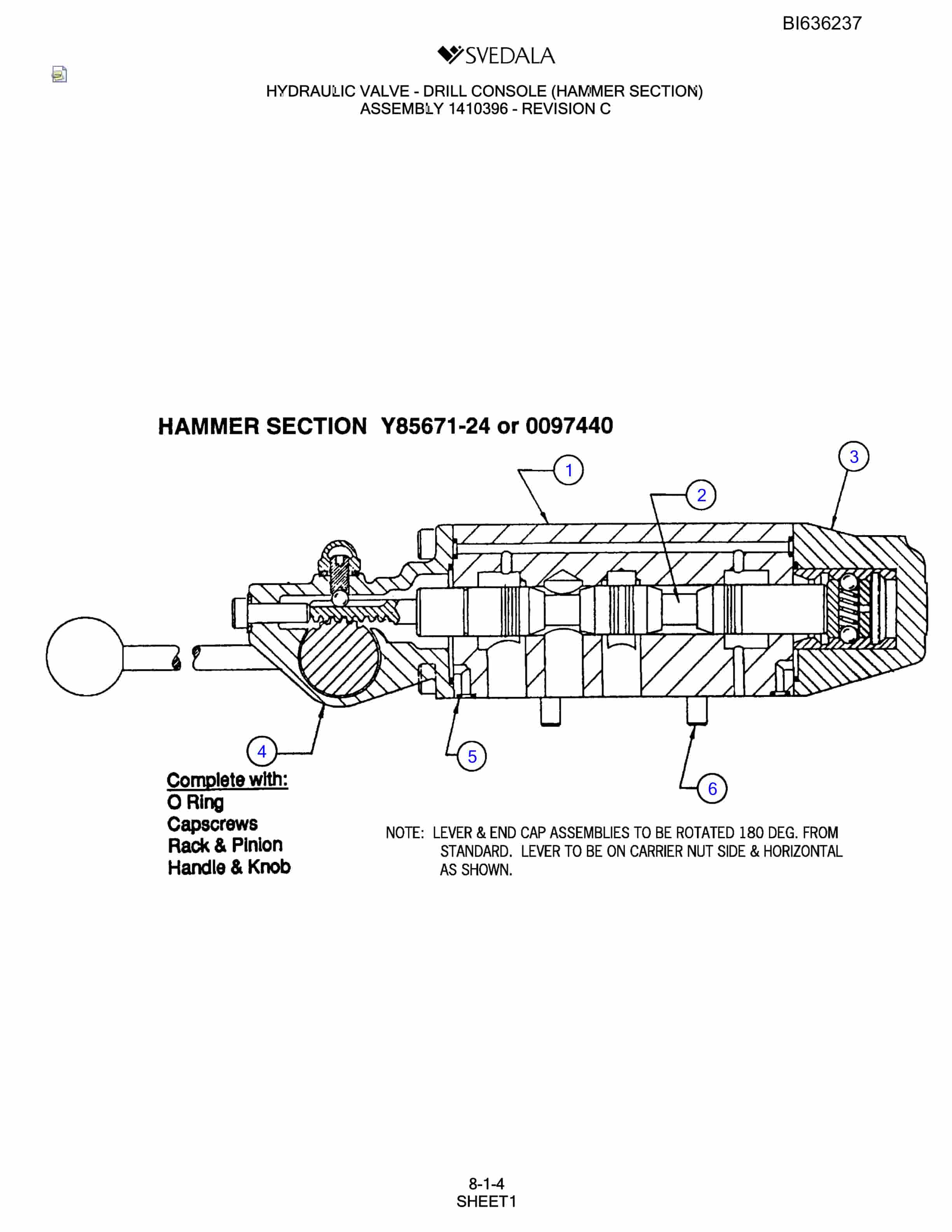 Bucyrus 300 Hydra-Trac Parts Catalog BI636237-3
