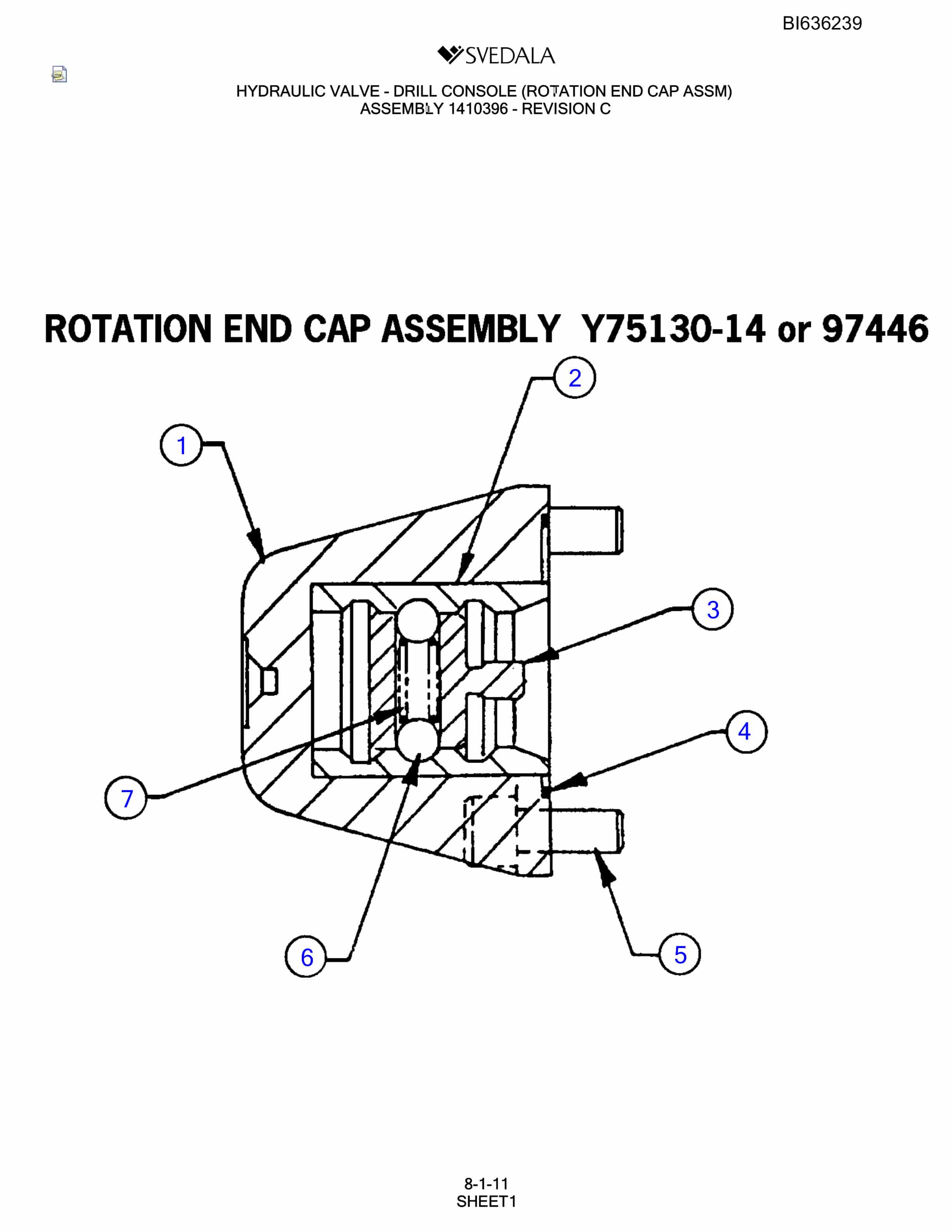 Bucyrus 300 Hydra-Trac Parts Catalog BI636239-4