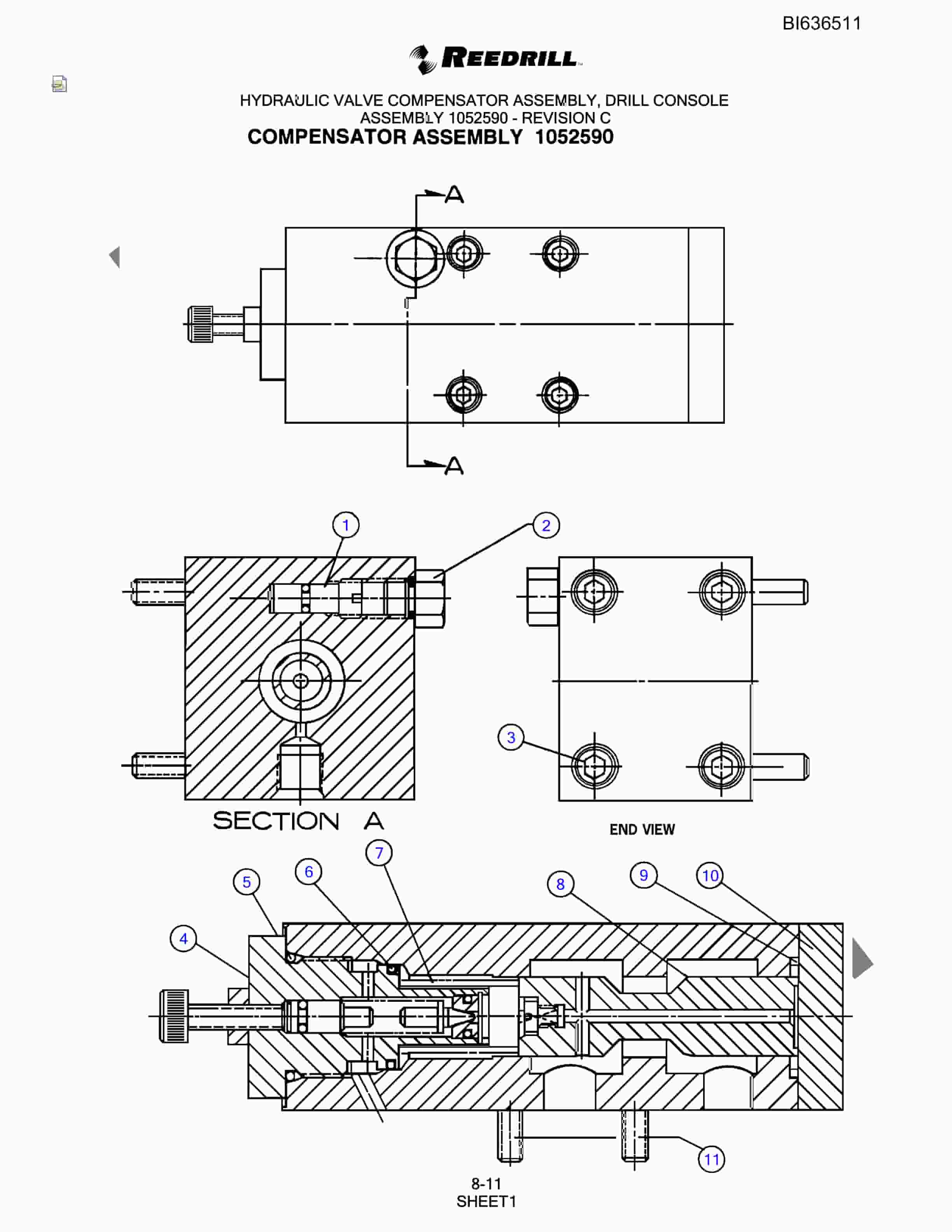 Bucyrus 300 Hydra-Trac Parts Catalog BI636511-4