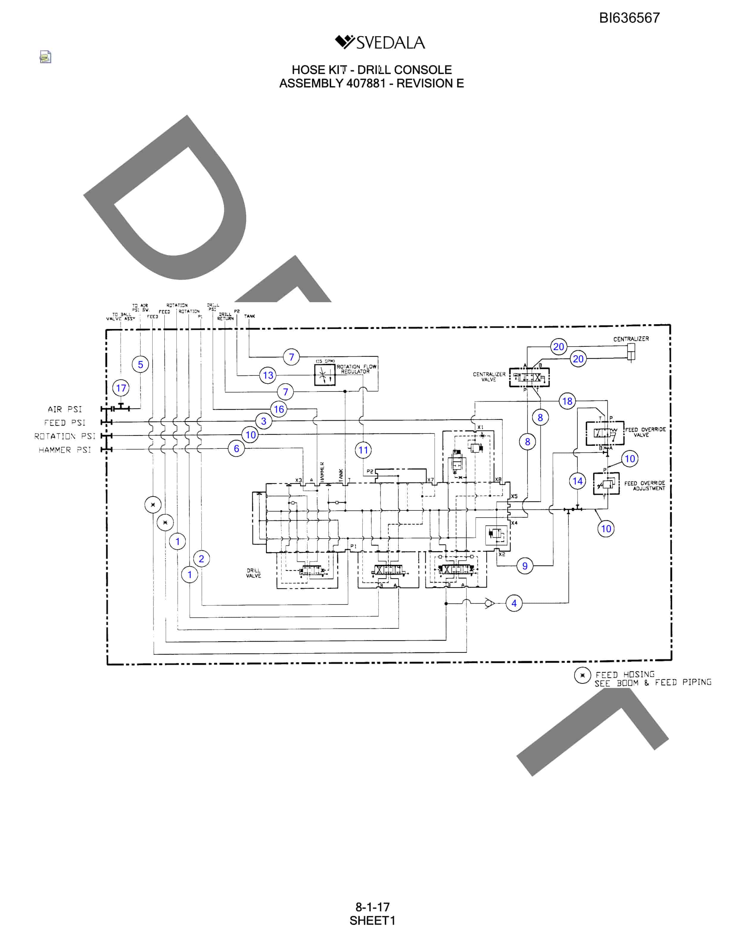 Bucyrus 300 Hydra-Trac Parts Catalog BI636567-4