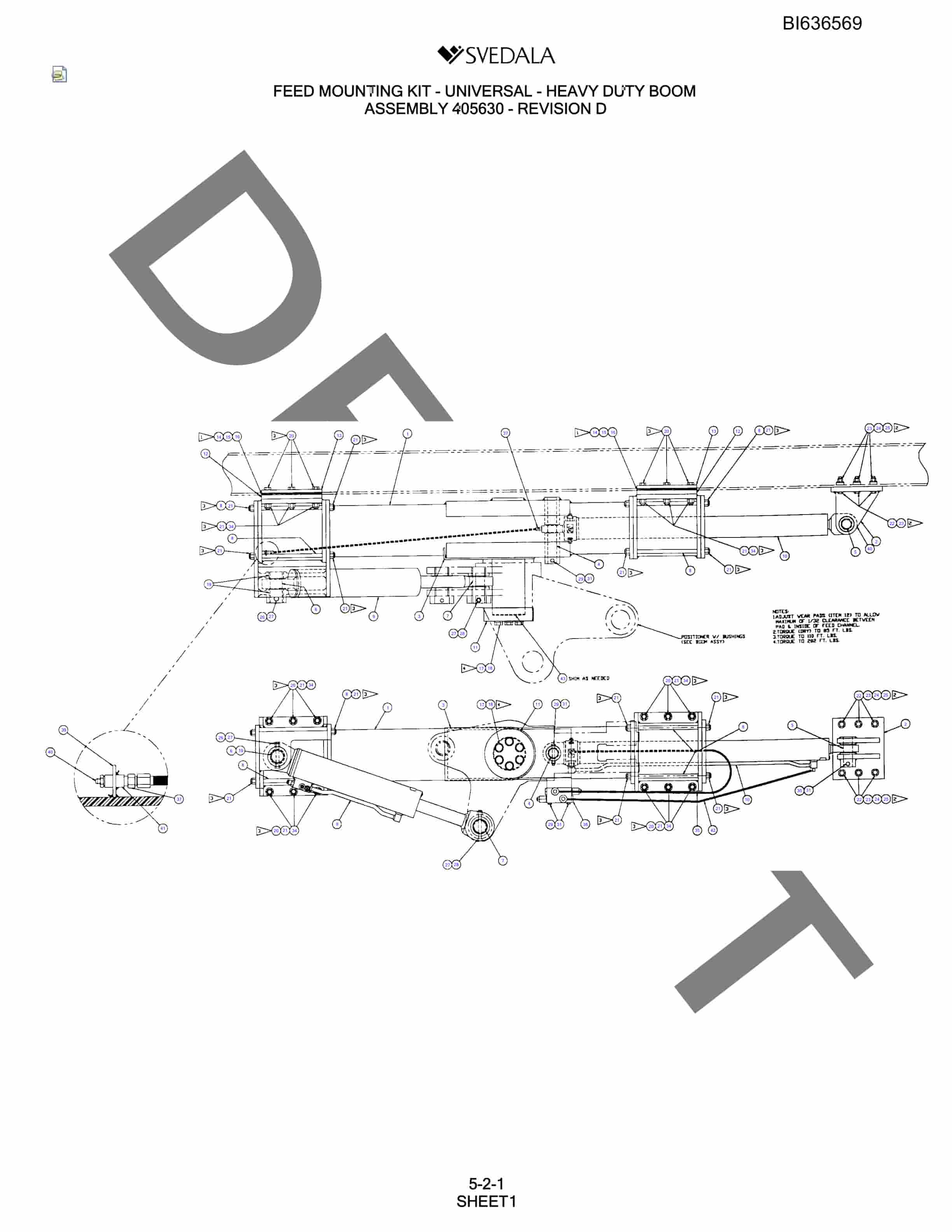 Bucyrus 300 Hydra-Trac Parts Catalog BI636569-2