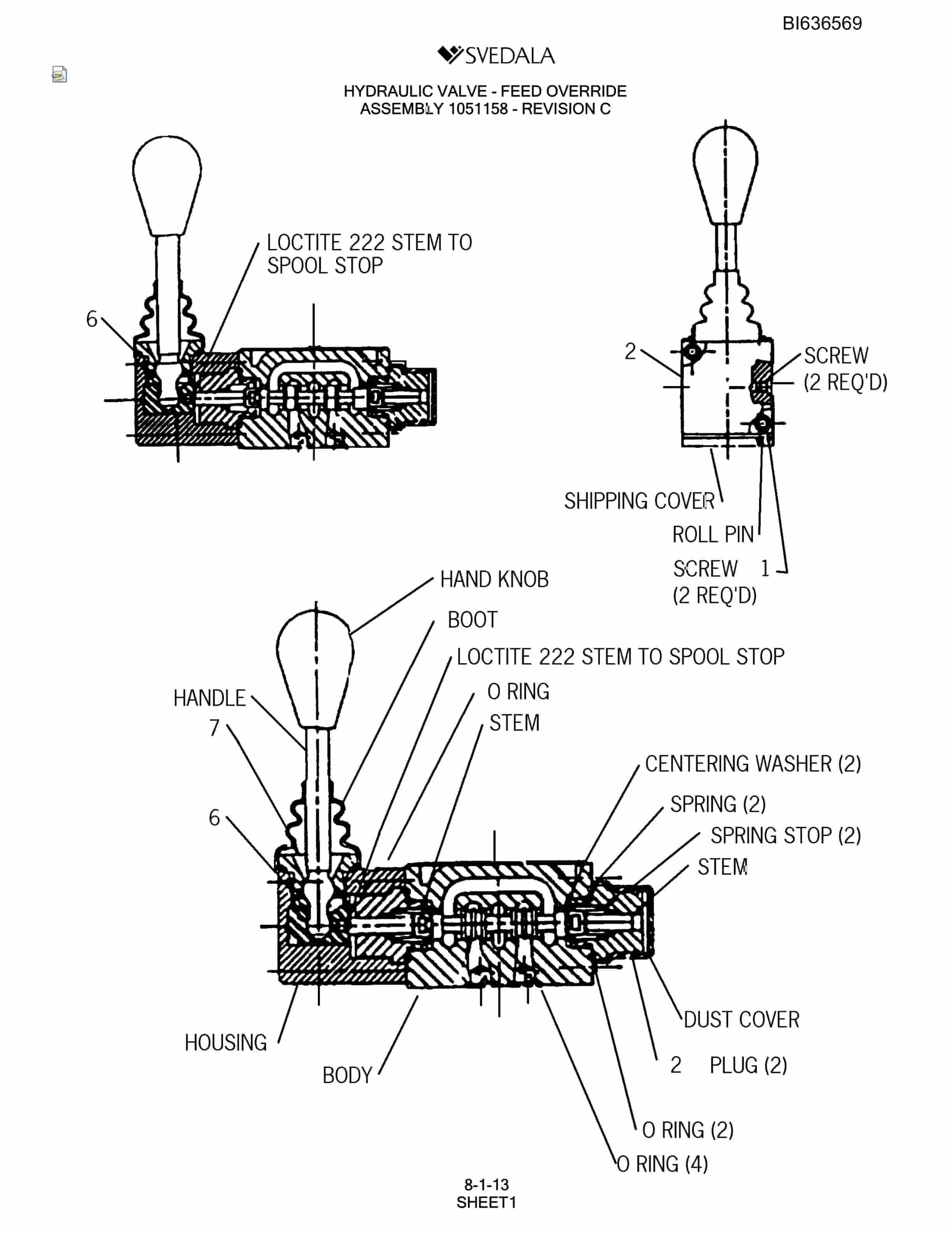 Bucyrus 300 Hydra-Trac Parts Catalog BI636569-4