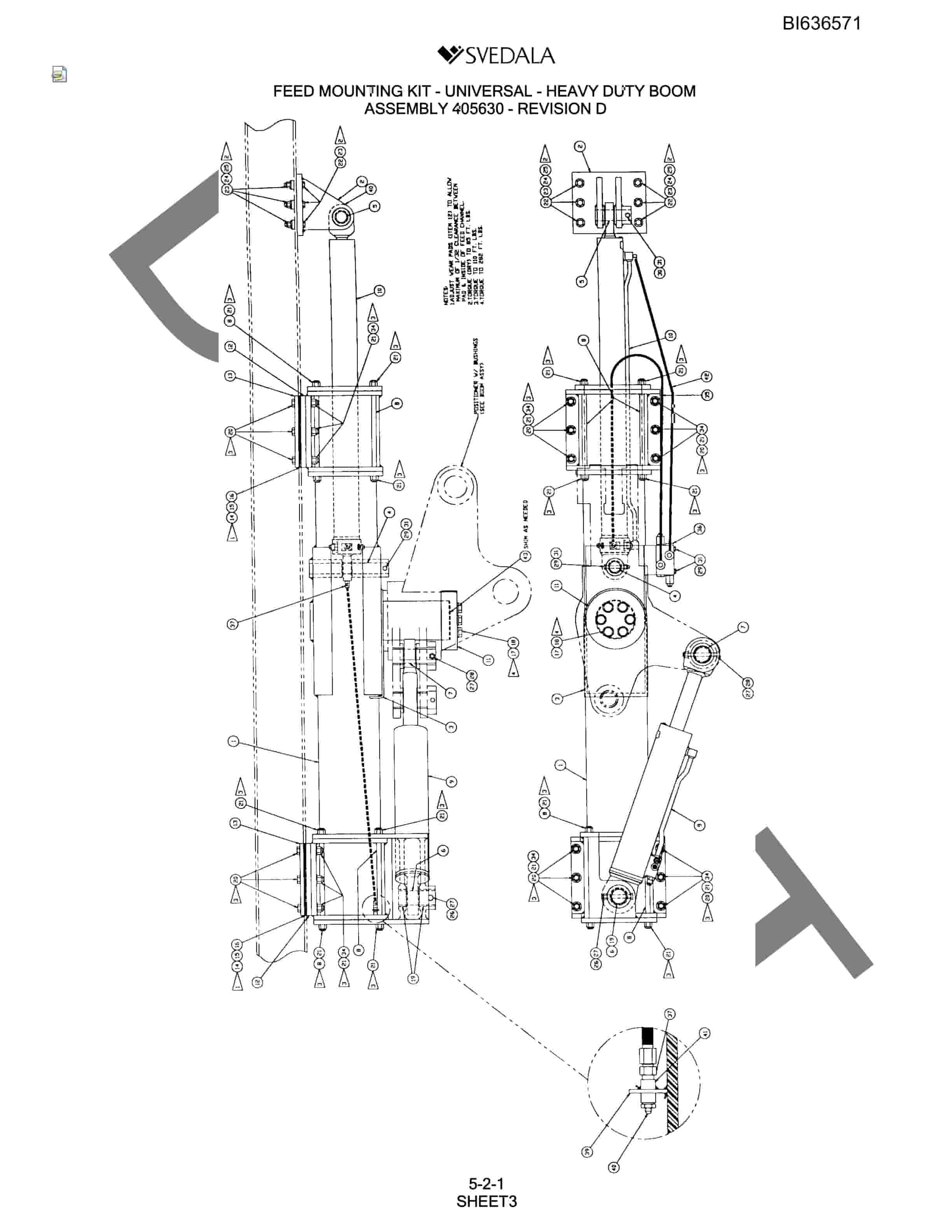 Bucyrus 300 Hydra-Trac Parts Catalog BI636571-2