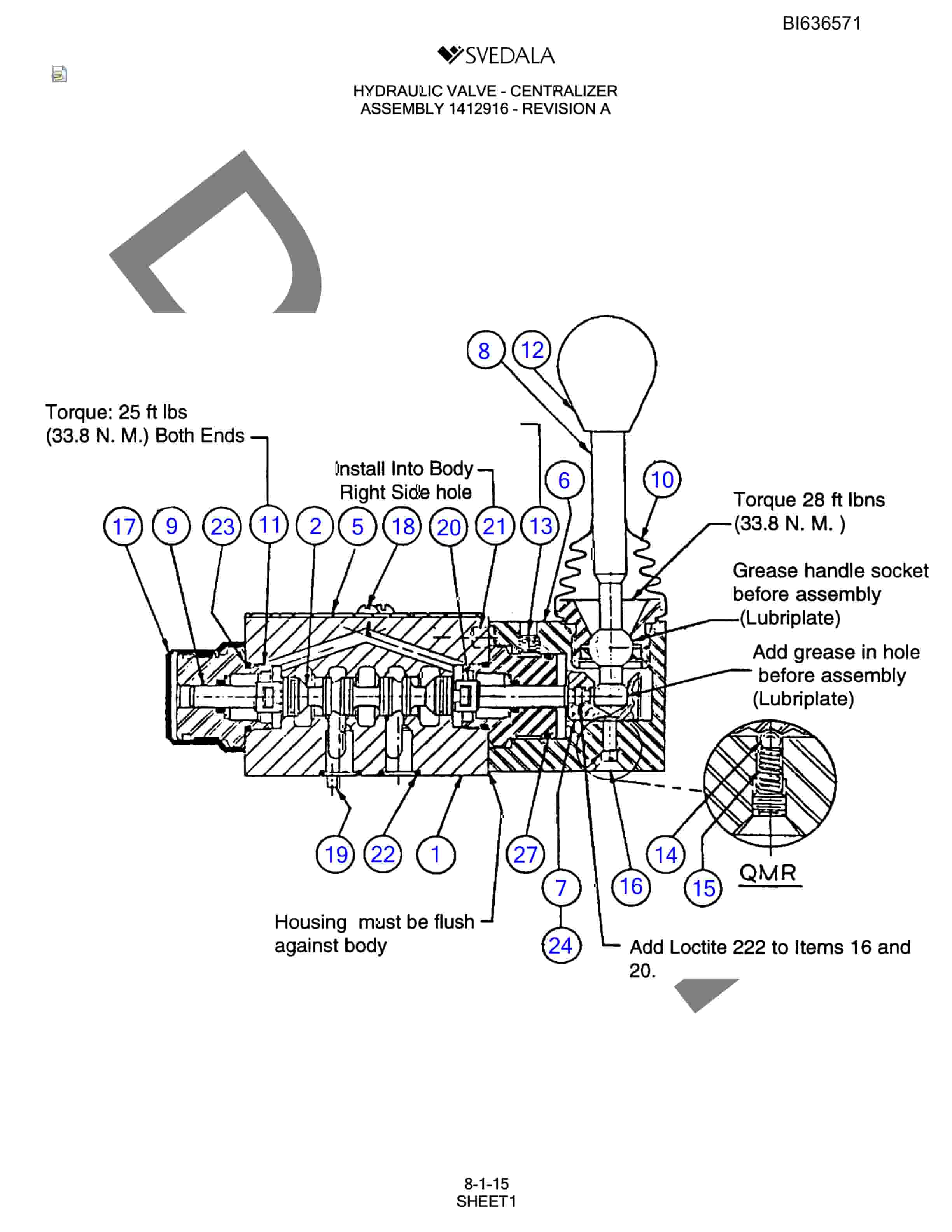 Bucyrus 300 Hydra-Trac Parts Catalog BI636571-4