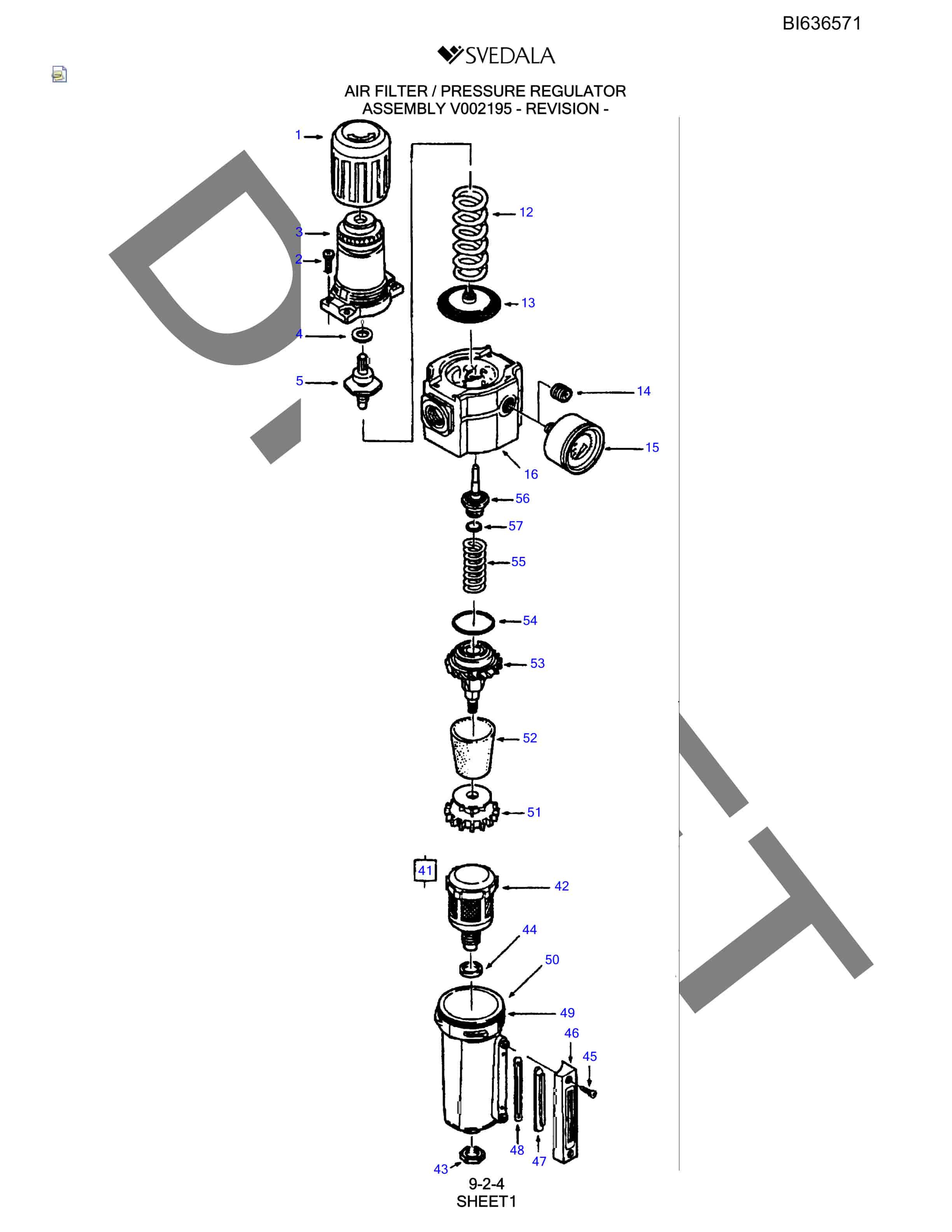 Bucyrus 300 Hydra-Trac Parts Catalog BI636571-5