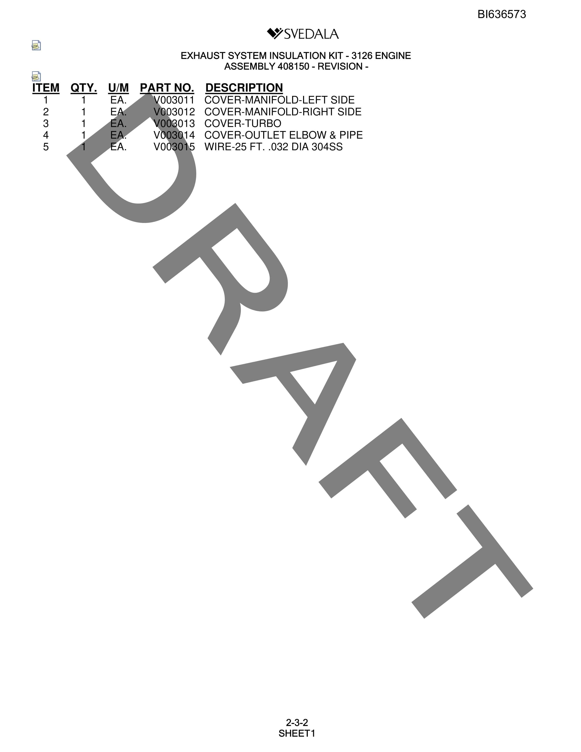 Bucyrus 300 Hydra-Trac Parts Catalog BI636573-2