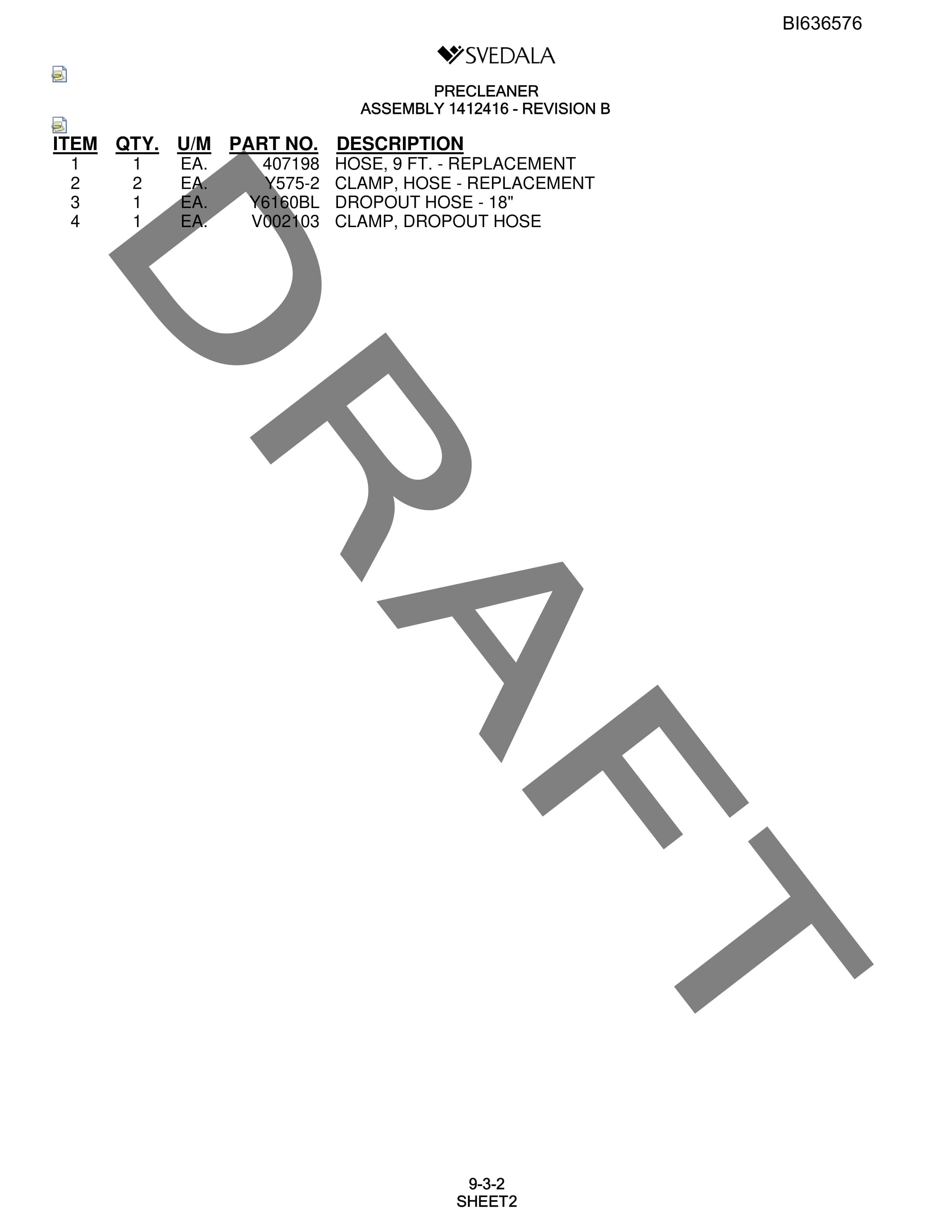 Bucyrus 300 Hydra-Trac Parts Catalog BI636576-5