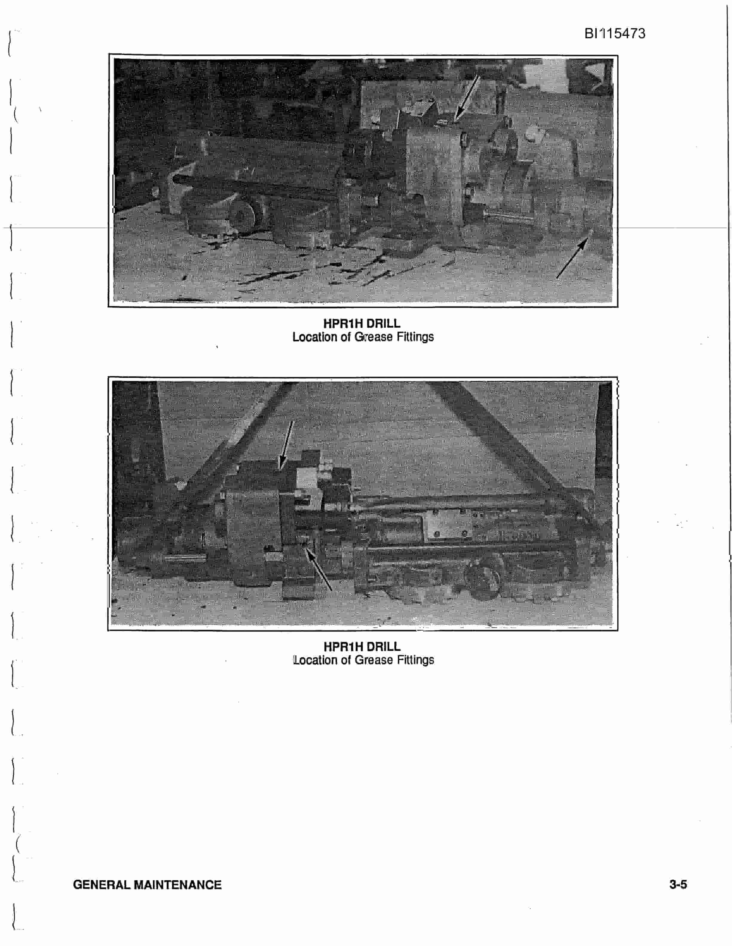 Bucyrus 3000 Hydra-Trac Self Contained Hydraulic Track Drill Technical Manual BI115473-2