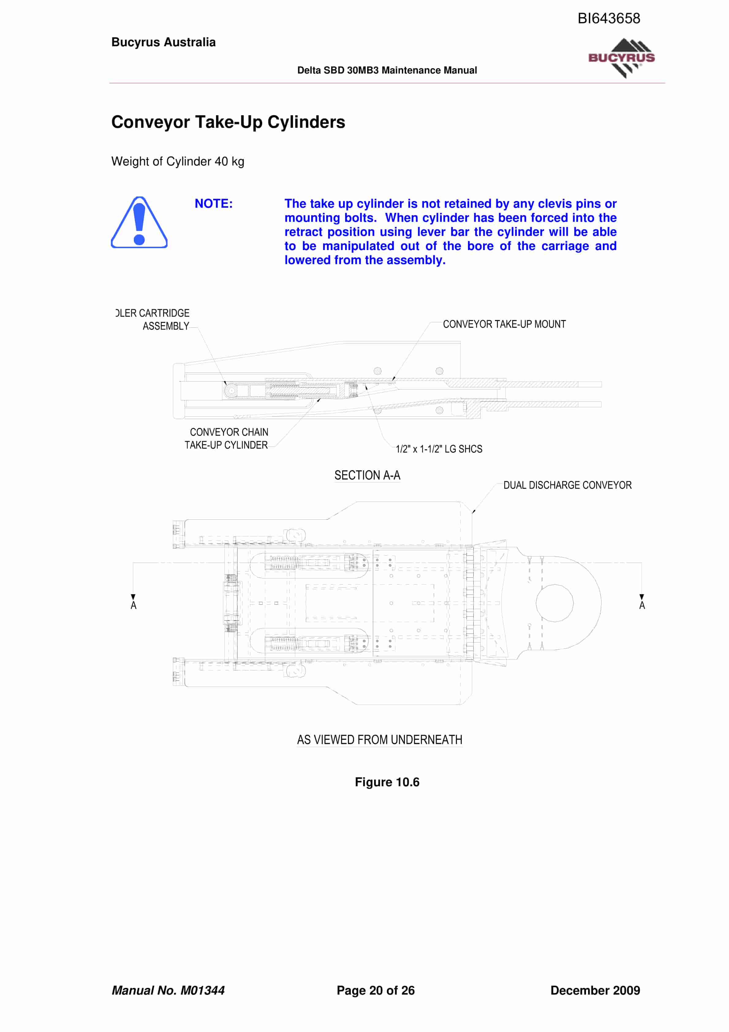Bucyrus 30MB3 Continuous Miner Technical Manual BI643658-4