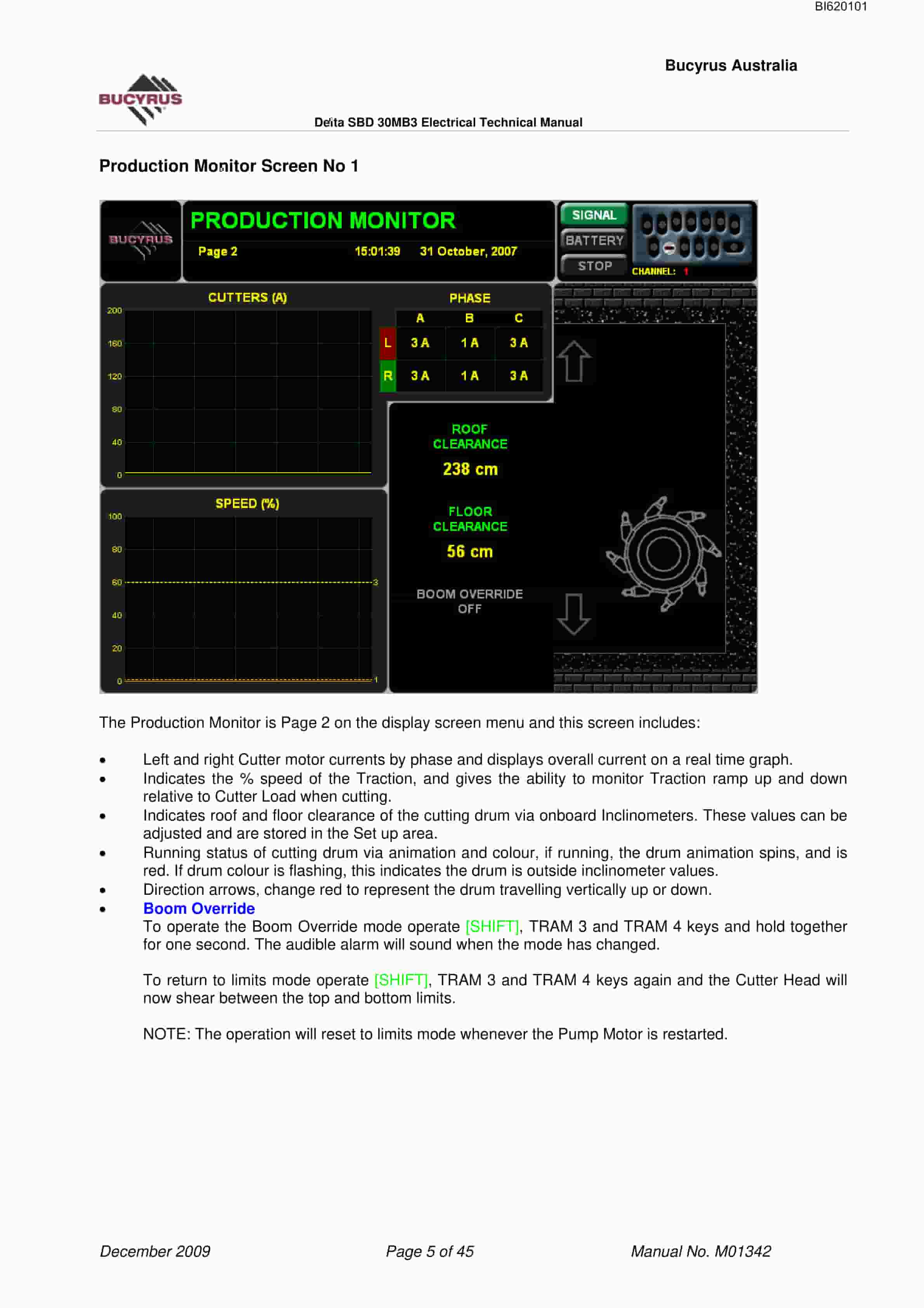 Bucyrus 30MB3 Technical Manual BI620101-2
