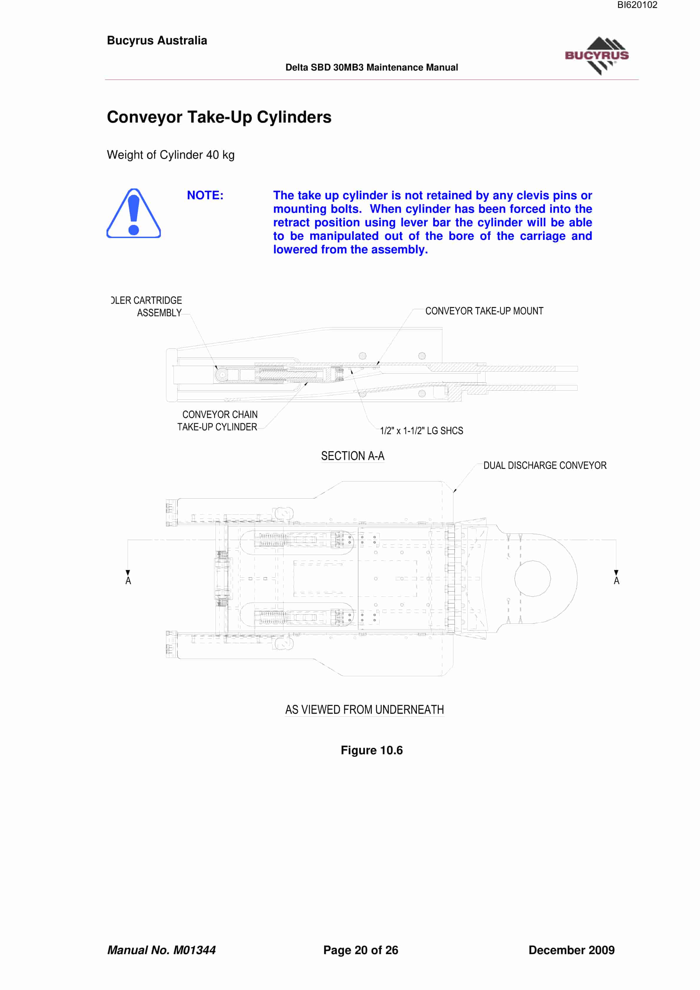 Bucyrus 30MB3 Technical Manual BI620102-4