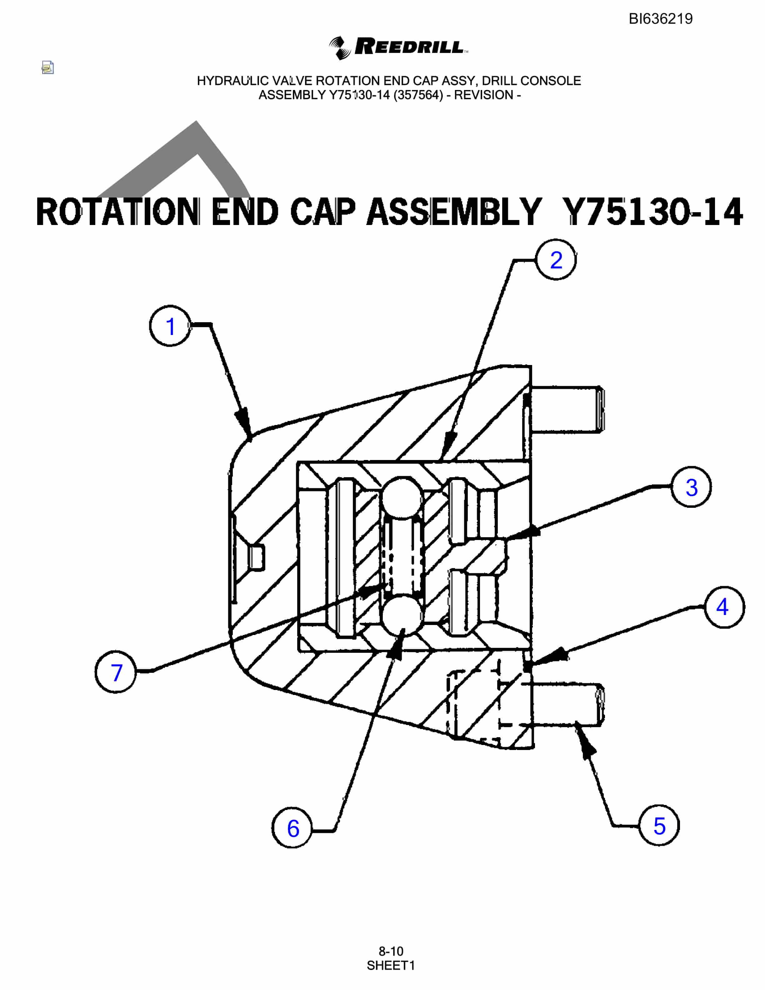 Bucyrus 345 Hydra-Trac Parts Catalog BI636219-5