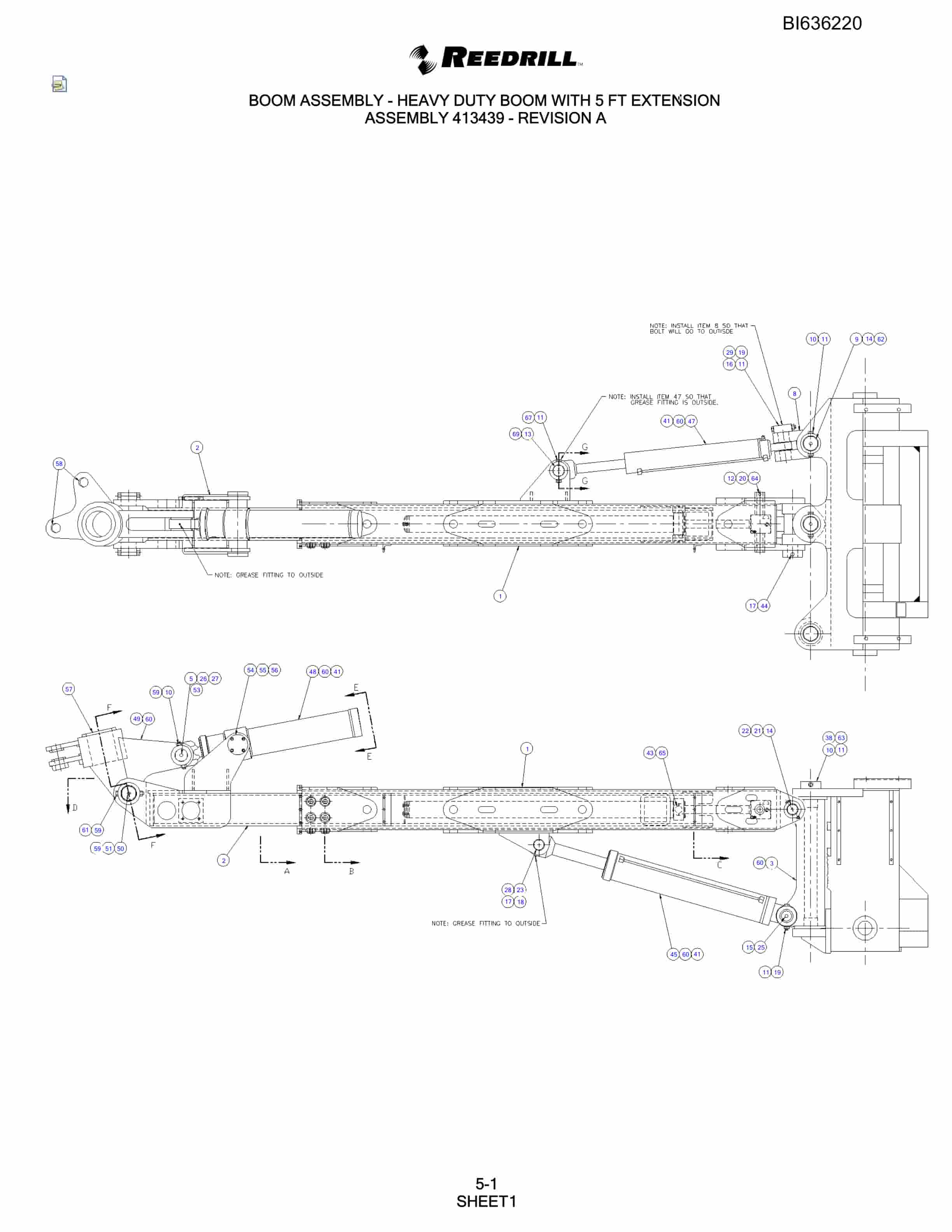 Bucyrus 345 Hydra-Trac Parts Catalog BI636220-2