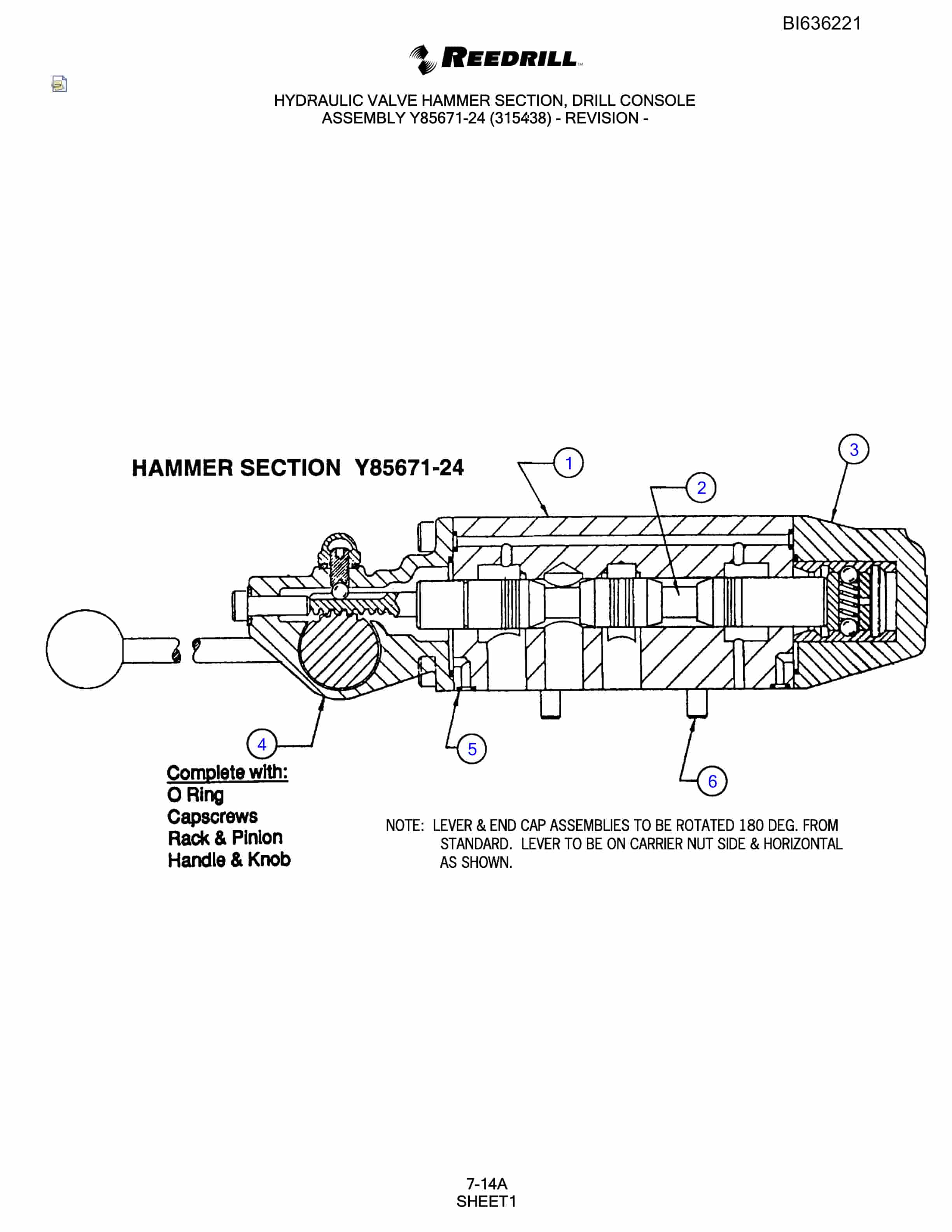Bucyrus 345 Hydra-Trac Parts Catalog BI636221-4