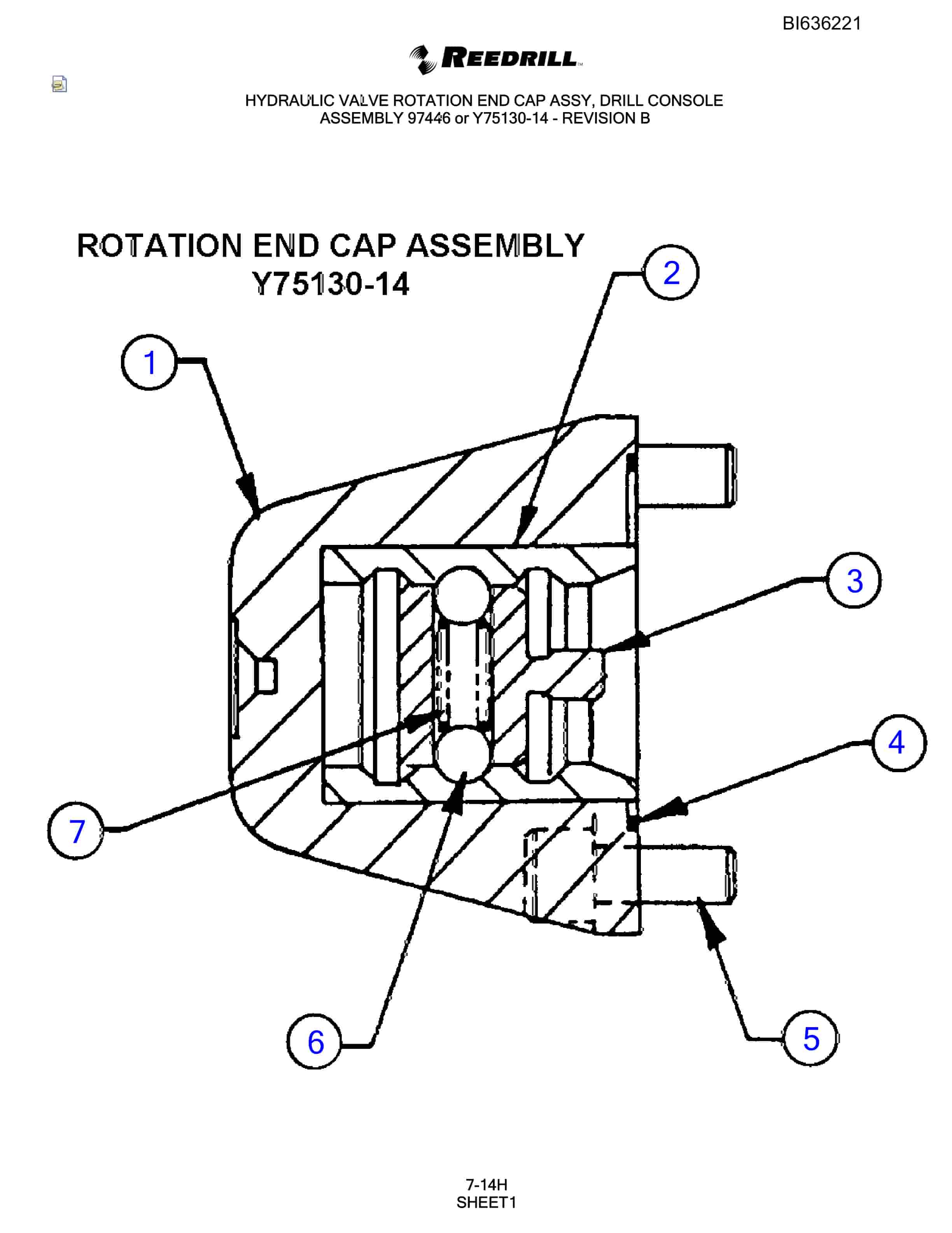 Bucyrus 345 Hydra-Trac Parts Catalog BI636221-5