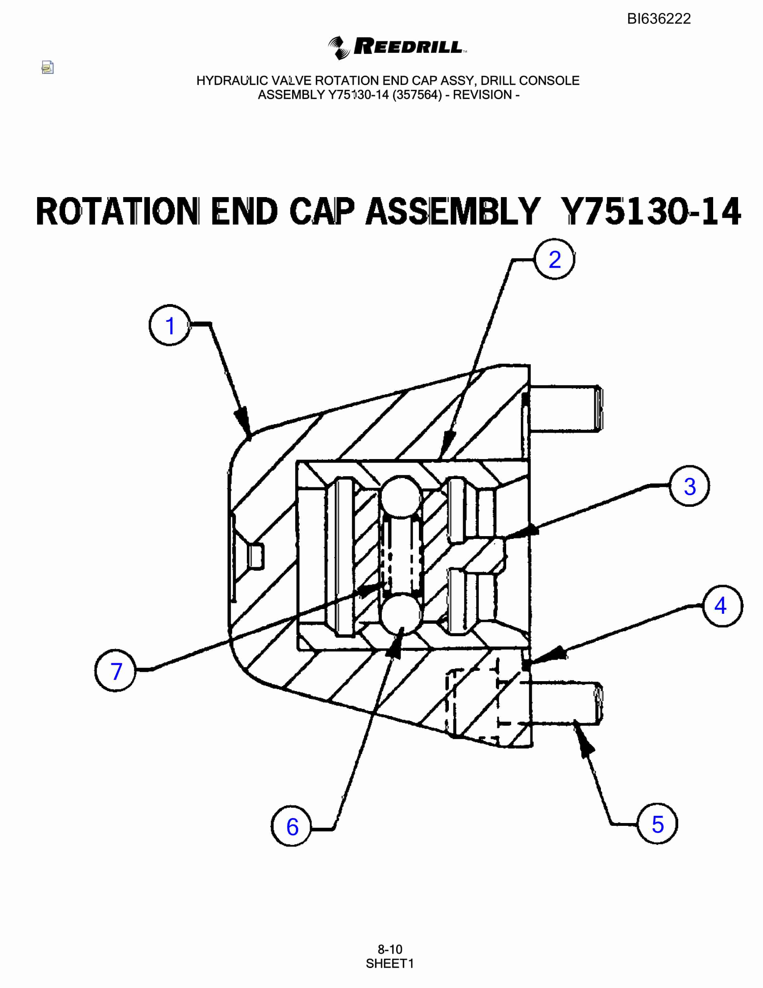 Bucyrus 345 Hydra-Trac Parts Catalog BI636222-5