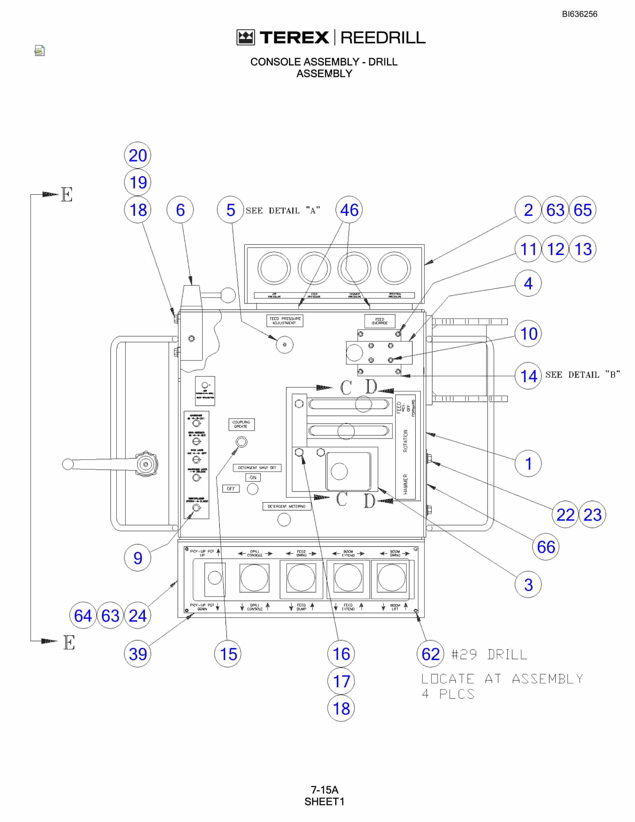 Bucyrus 345 Hydra-Trac Parts Catalog BI636256-3