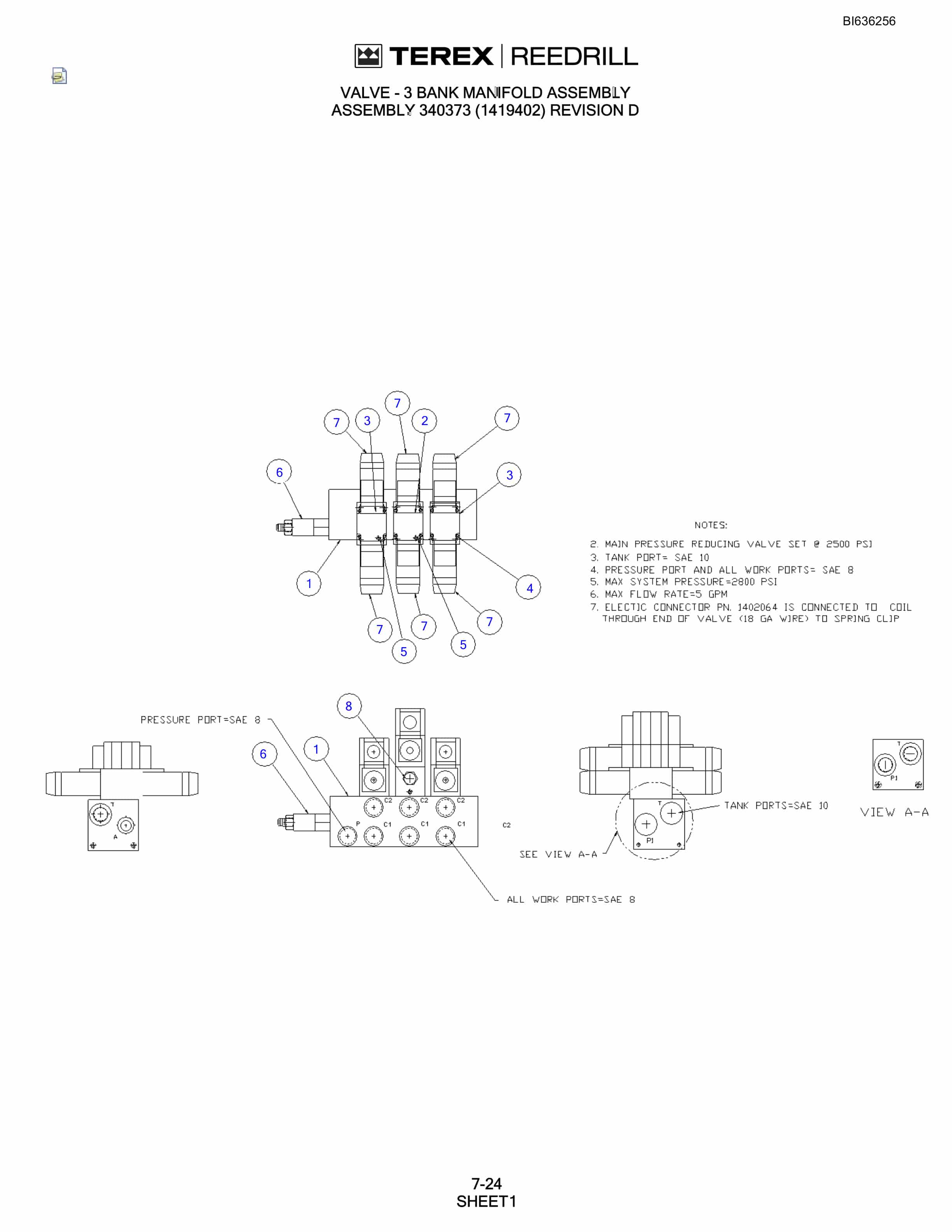 Bucyrus 345 Hydra-Trac Parts Catalog BI636256-5
