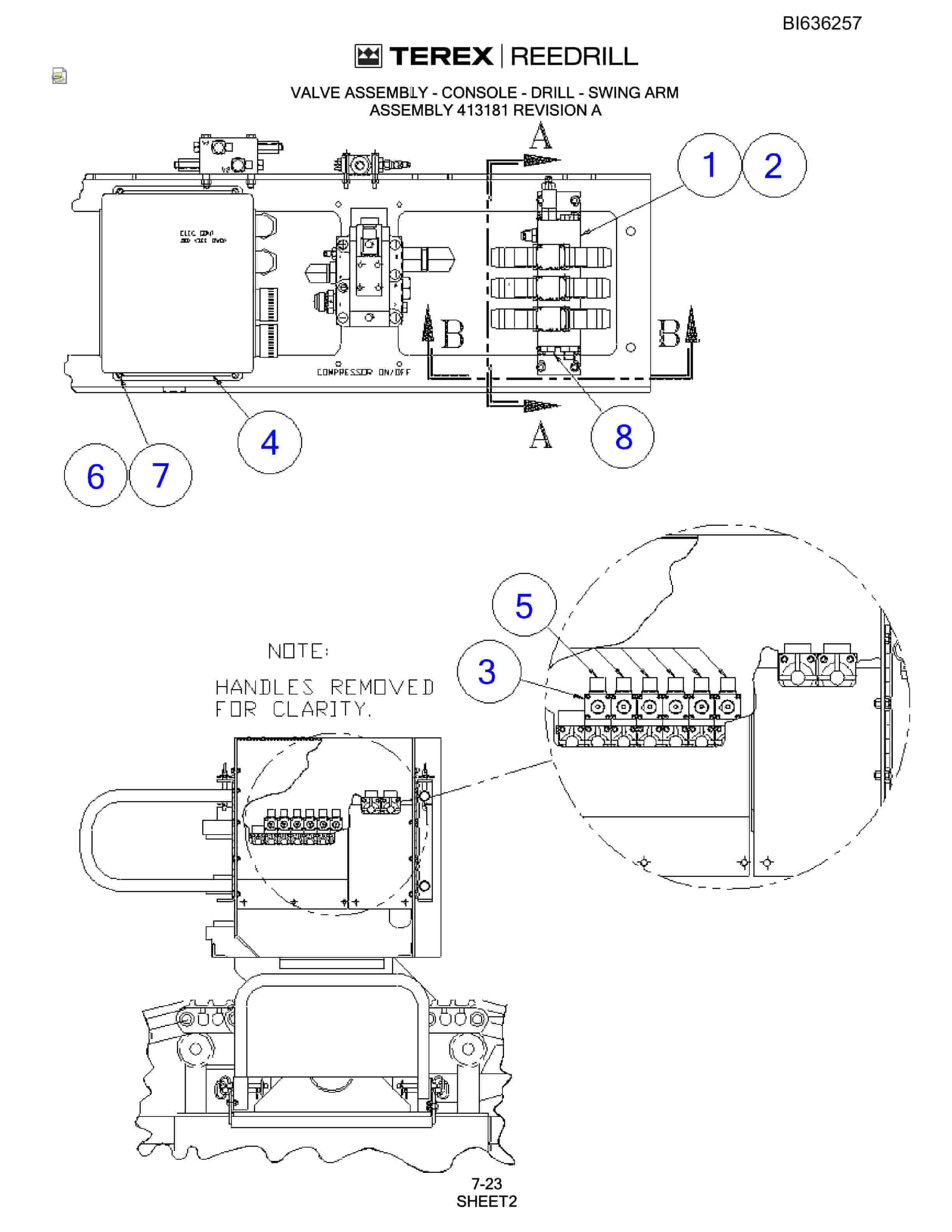 Bucyrus 345 Hydra-Trac Parts Catalog BI636257-5