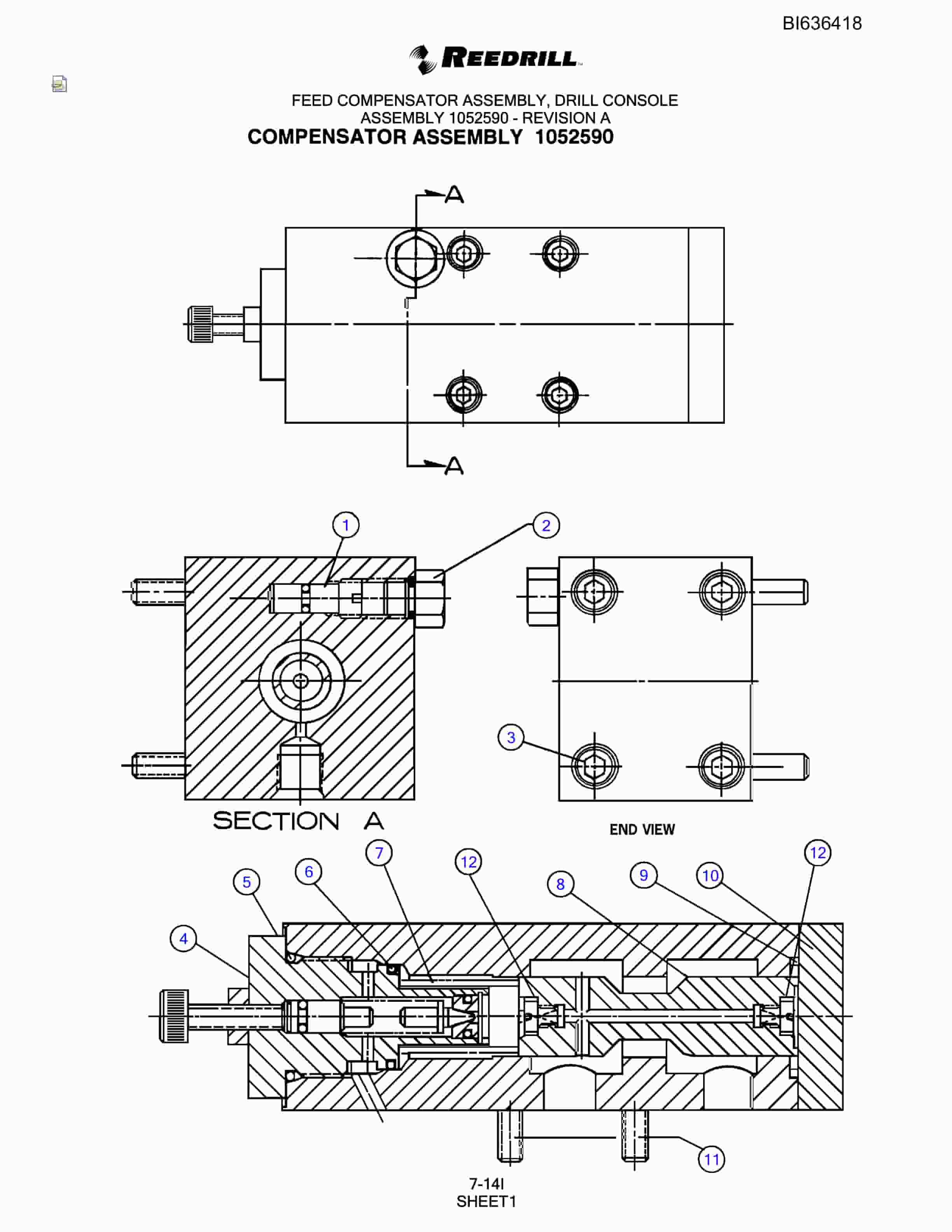Bucyrus 345 Hydra-Trac Parts Catalog BI636418-5