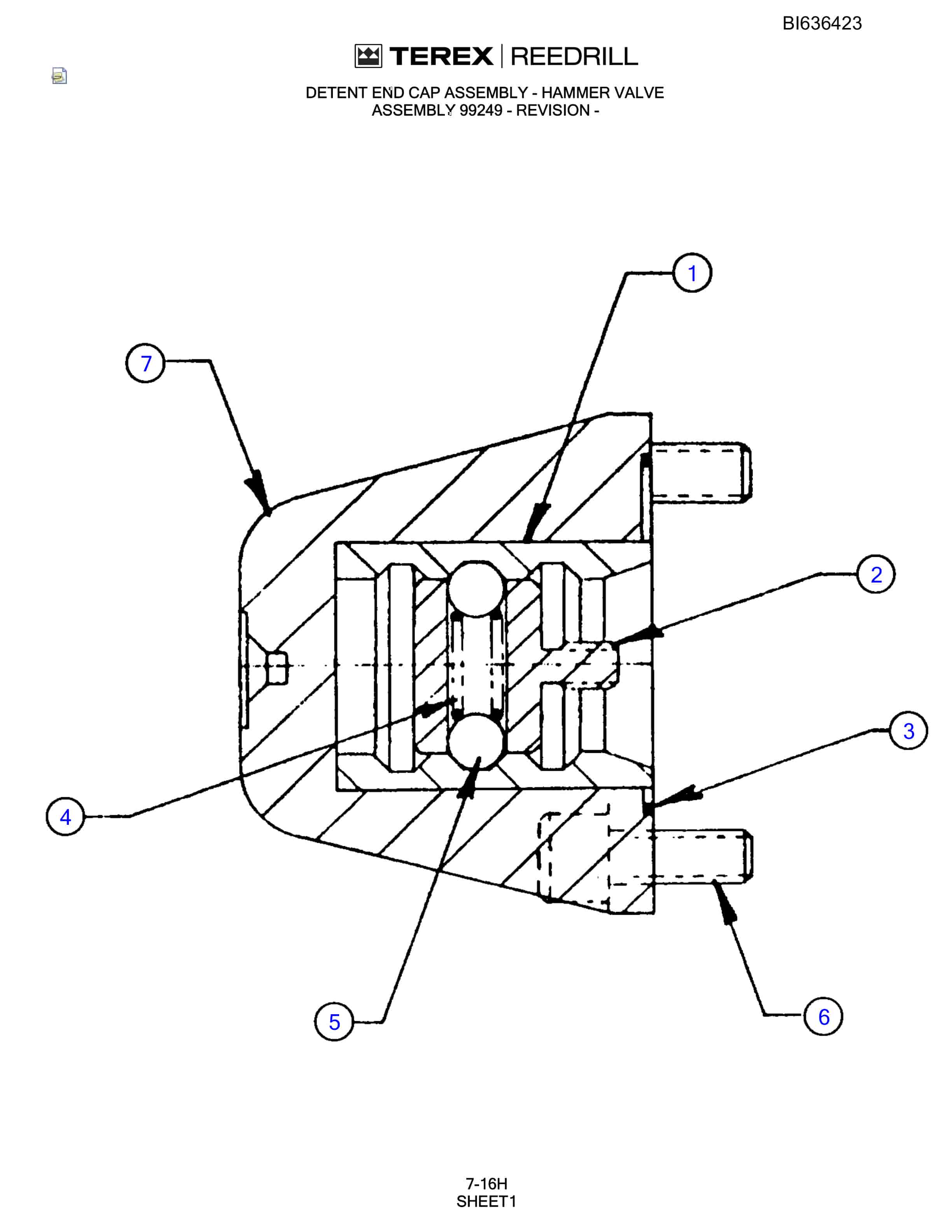 Bucyrus 345 Hydra-Trac Parts Catalog BI636423-3