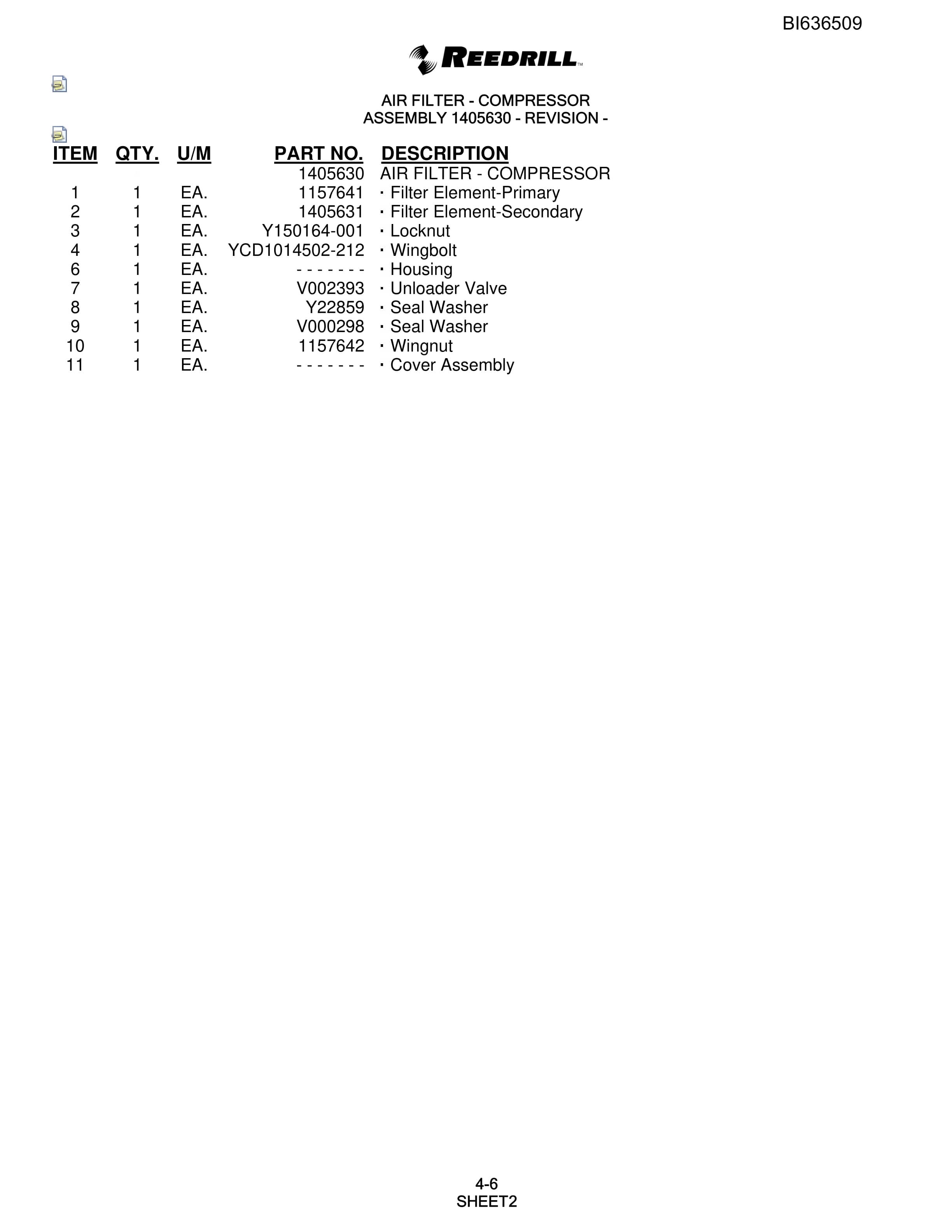 Bucyrus 345 Hydra-Trac Parts Catalog BI636509-2