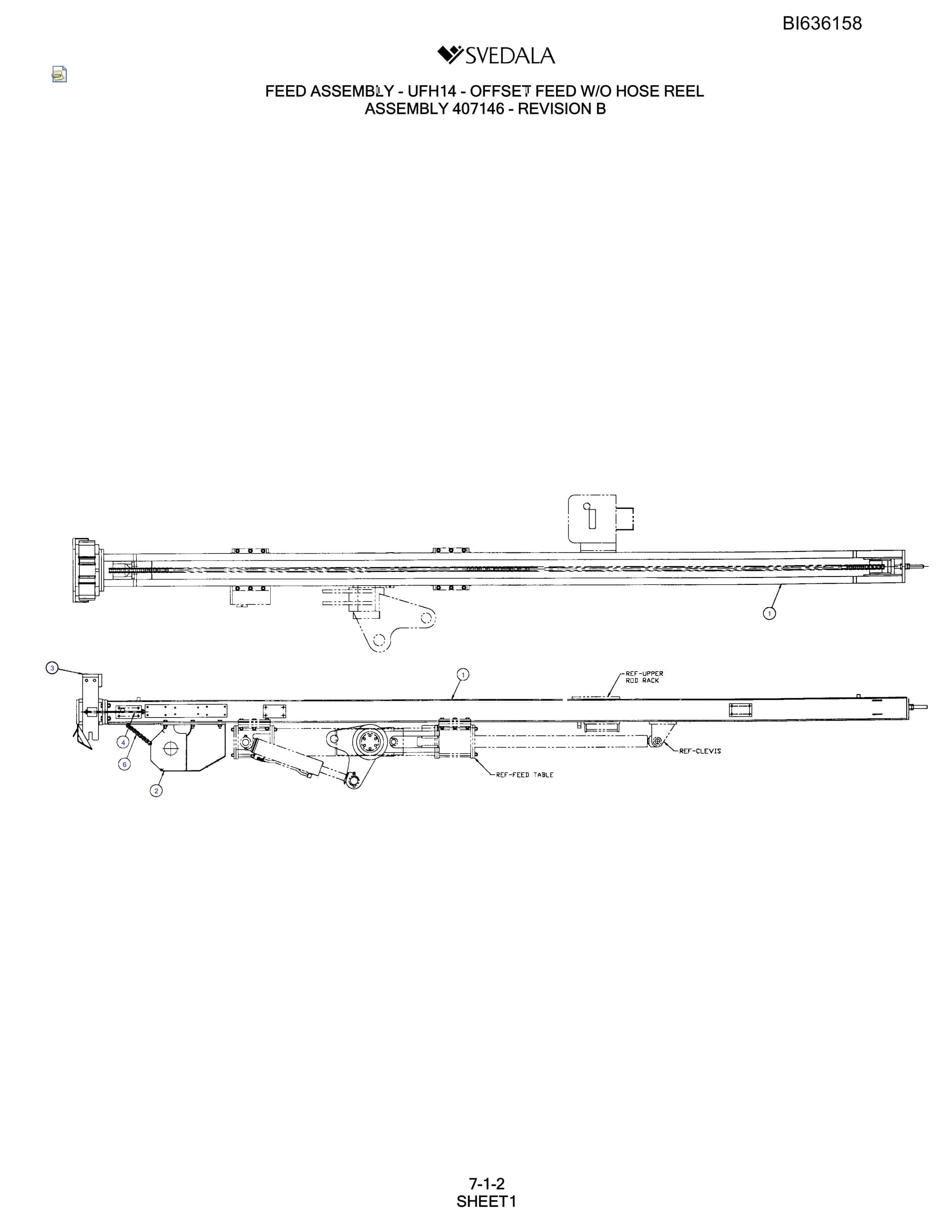 Bucyrus 400 Hydra-Trac Parts Catalog BI636158-2