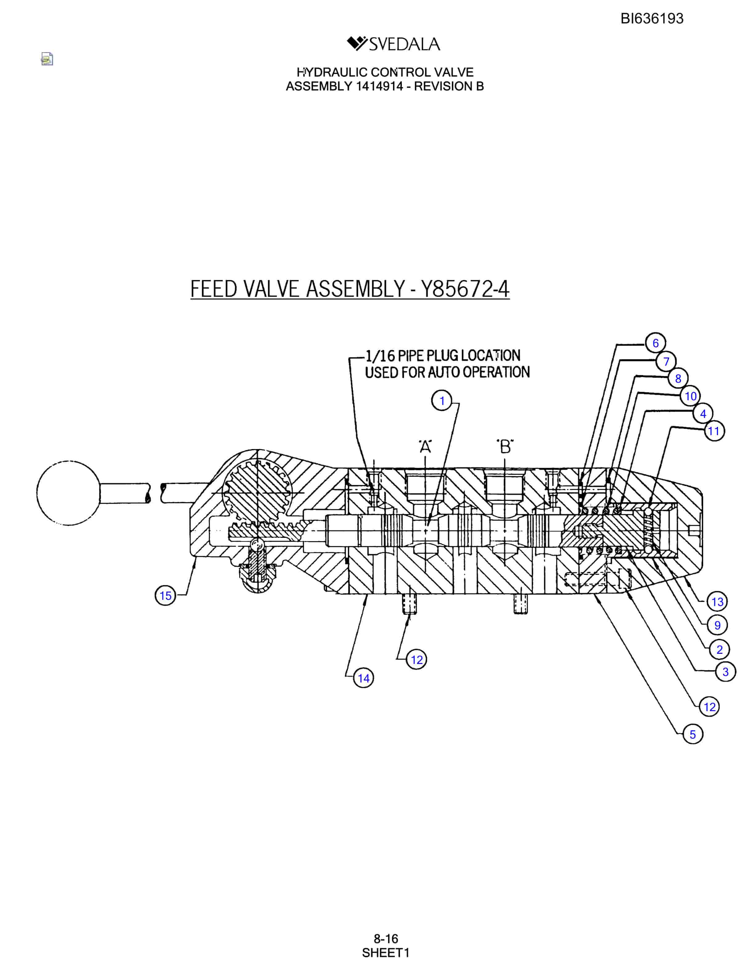 Bucyrus 400 Hydra-Trac Parts Catalog BI636193-3