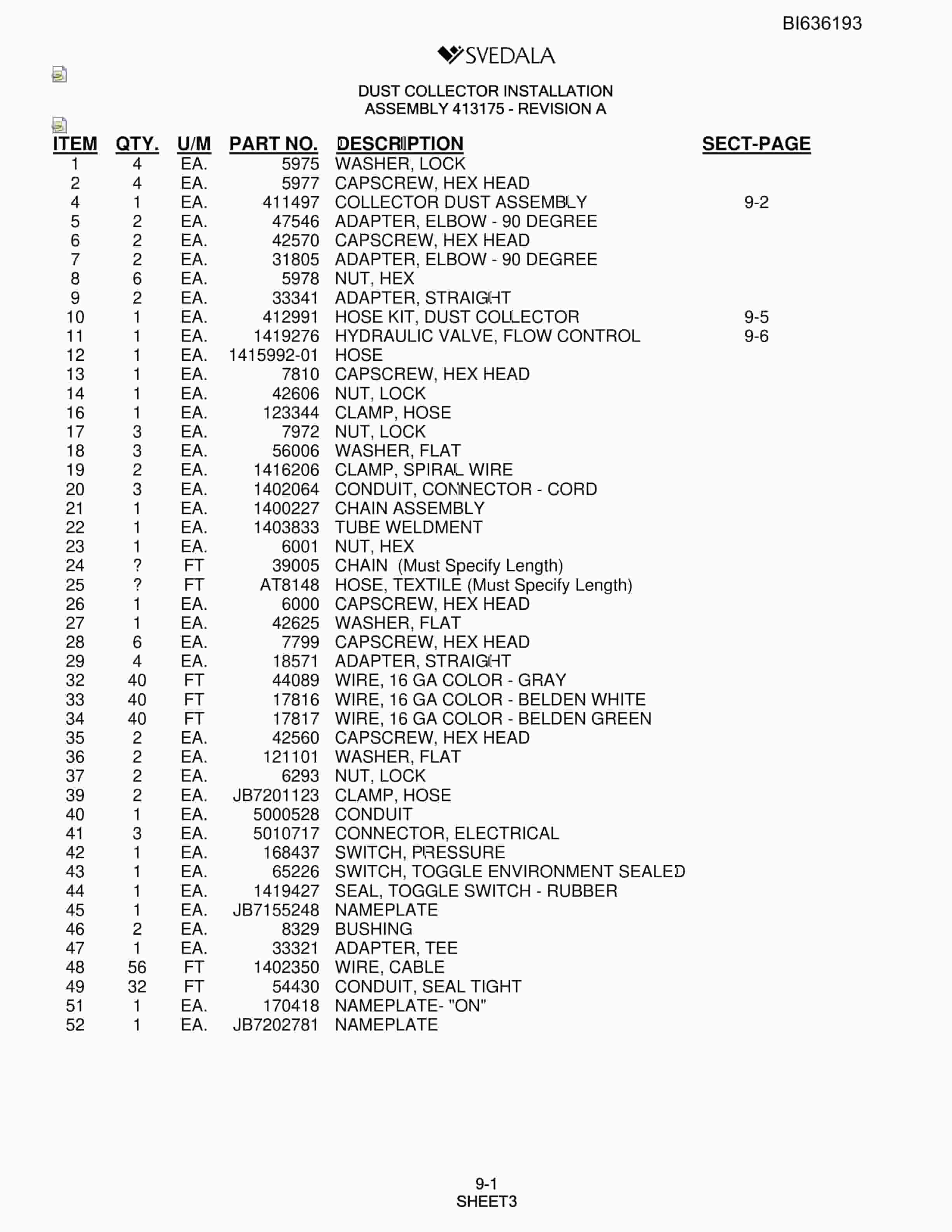 Bucyrus 400 Hydra-Trac Parts Catalog BI636193-4