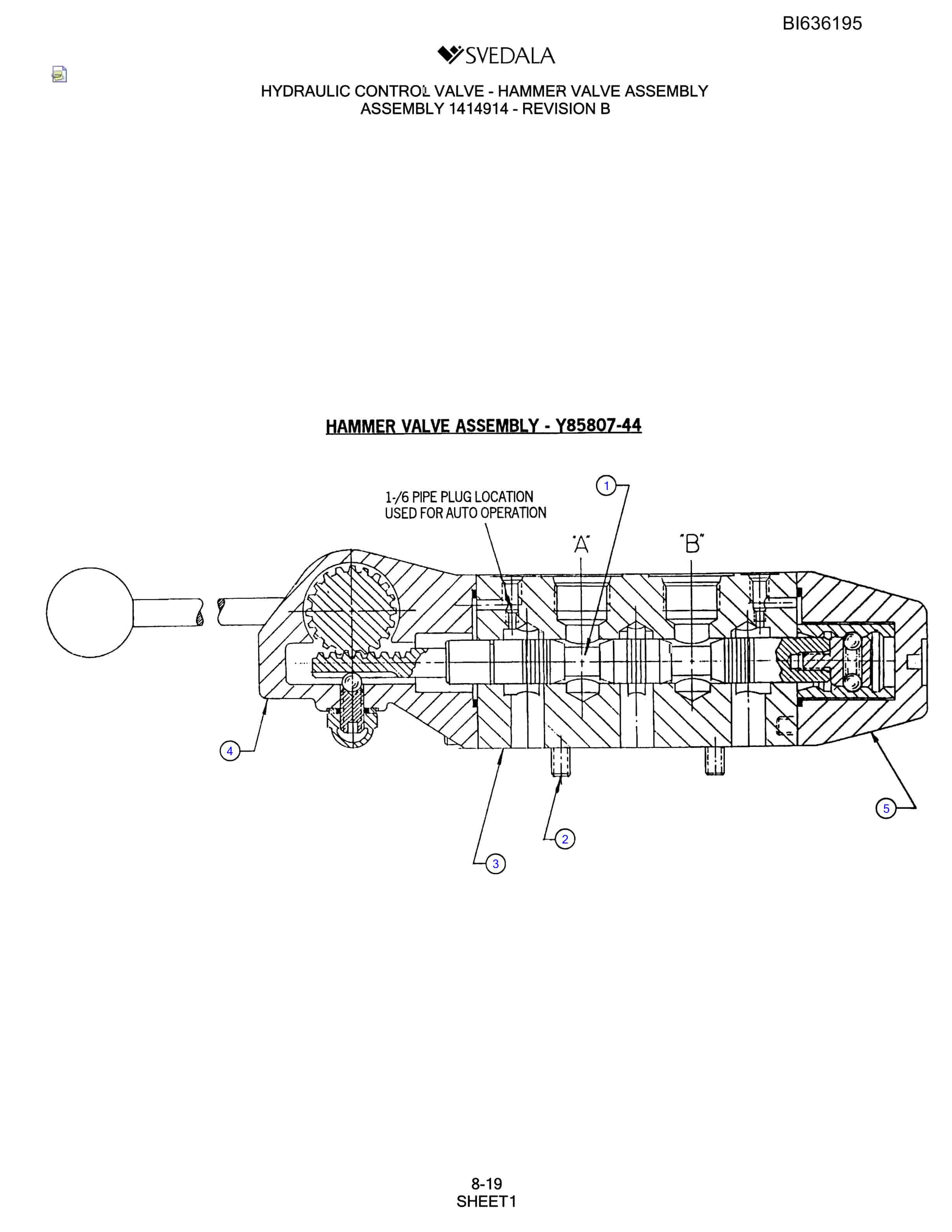 Bucyrus 400 Hydra-Trac Parts Catalog BI636195-3