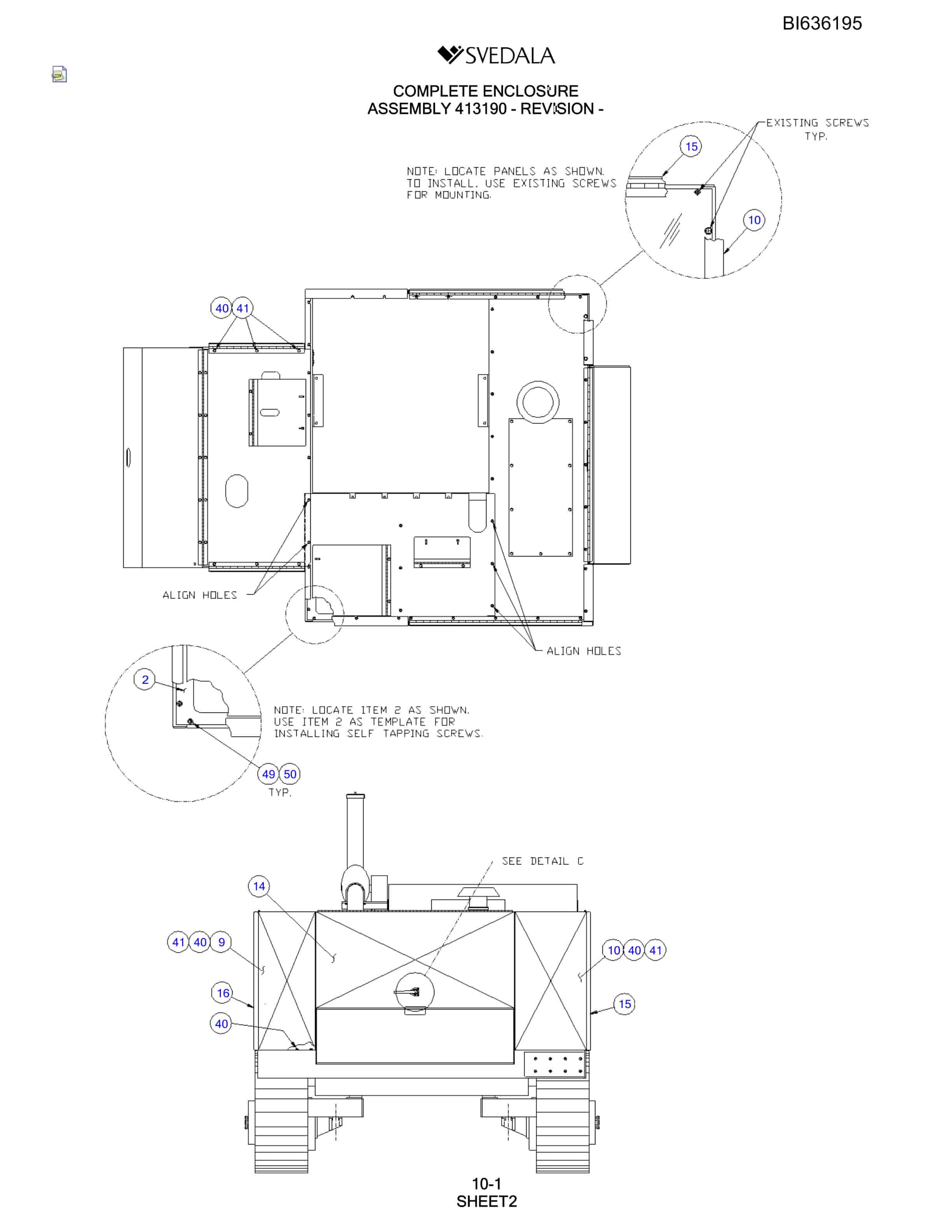 Bucyrus 400 Hydra-Trac Parts Catalog BI636195-5