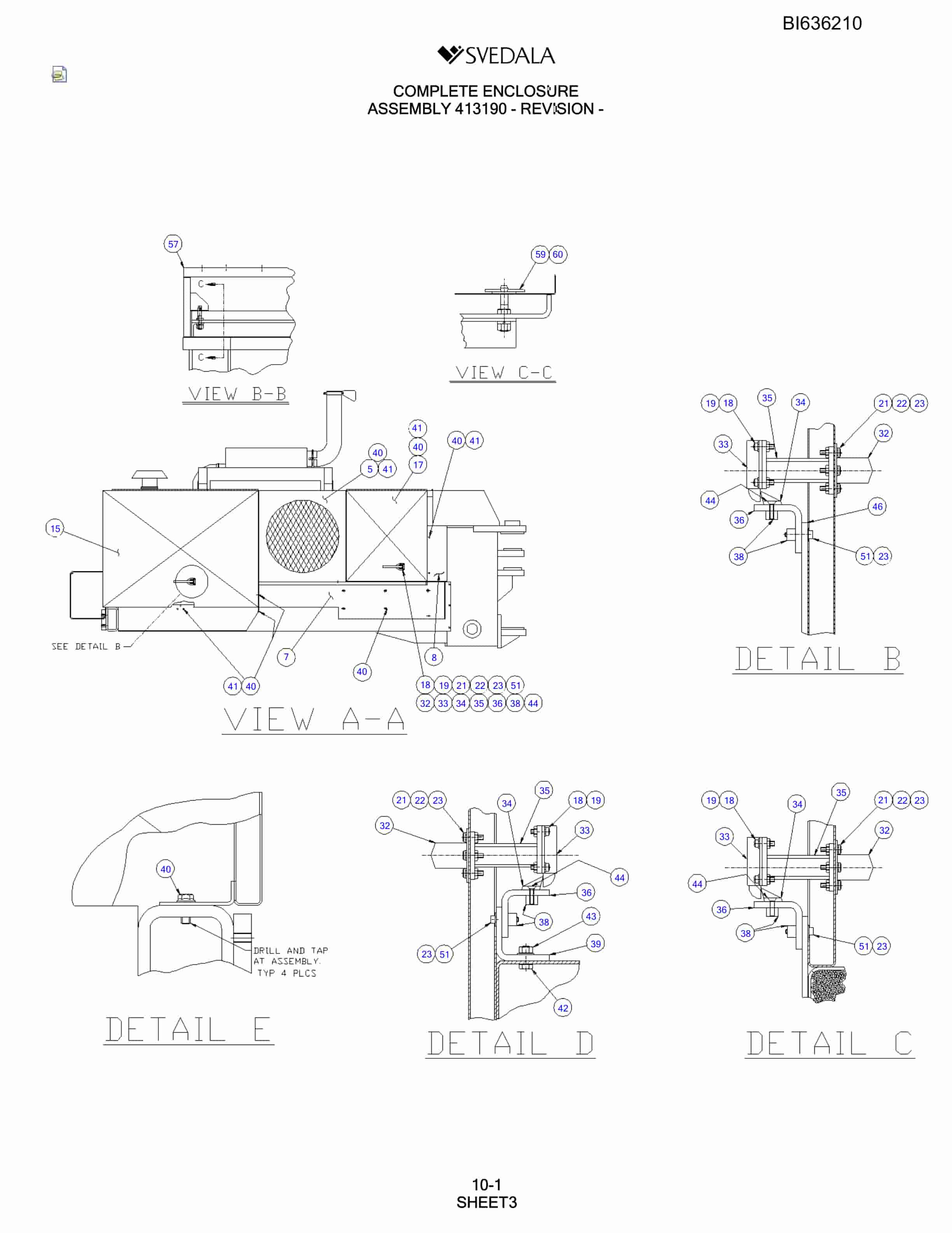 Bucyrus 400 Hydra-Trac Parts Catalog BI636210-5