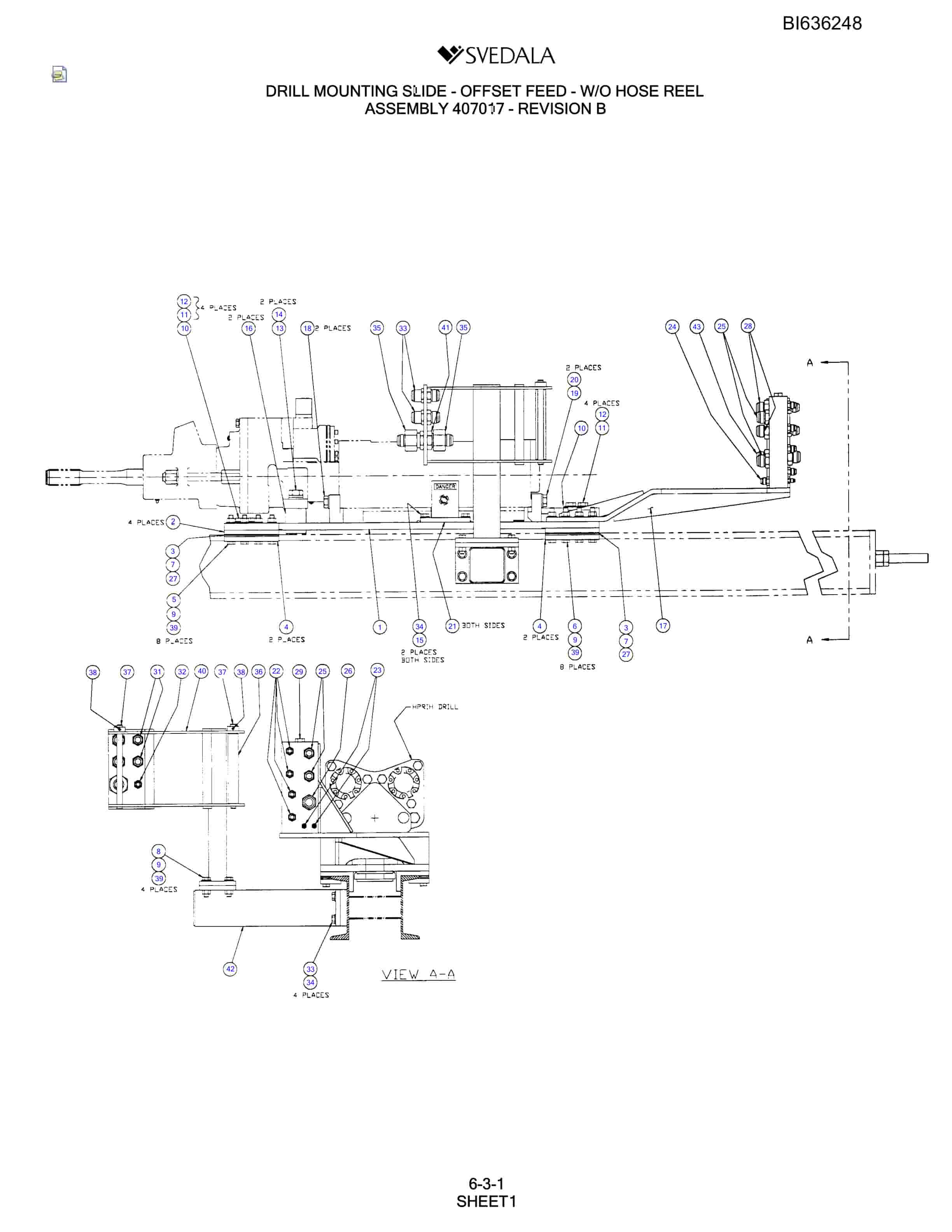 Bucyrus 400 Hydra-Trac Parts Catalog BI636248-2