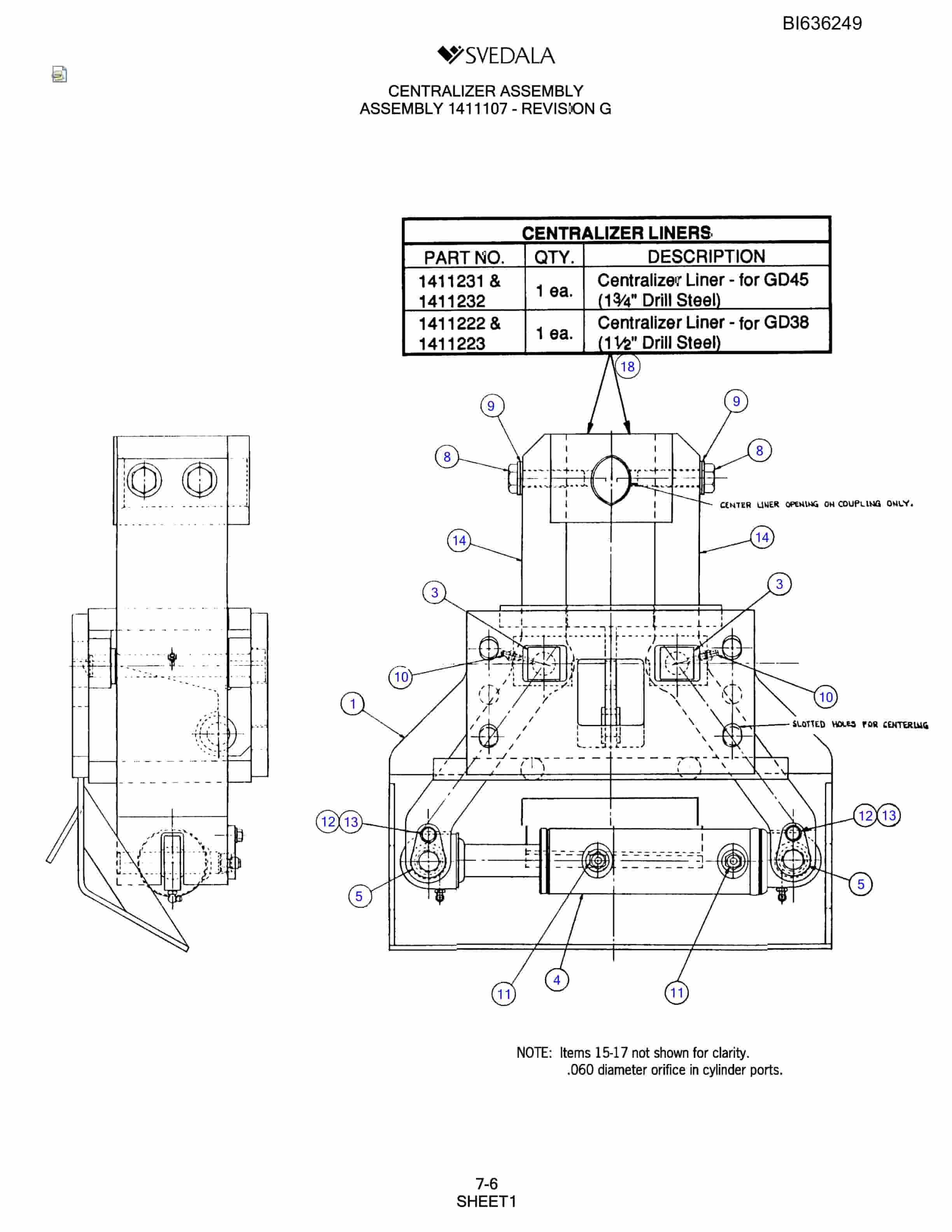 Bucyrus 400 Hydra-Trac Parts Catalog BI636249-2