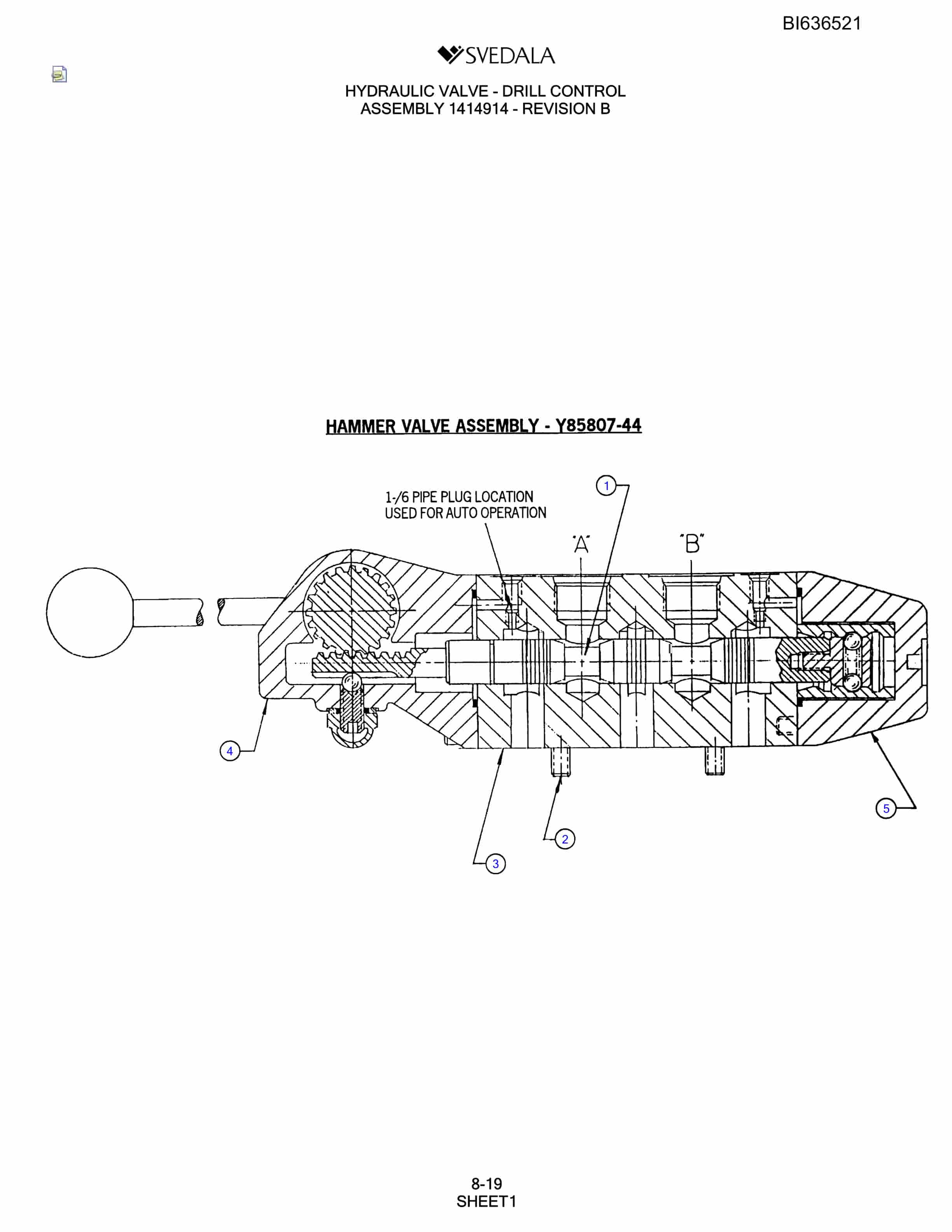 Bucyrus 400 Hydra-Trac Parts Catalog BI636521-3