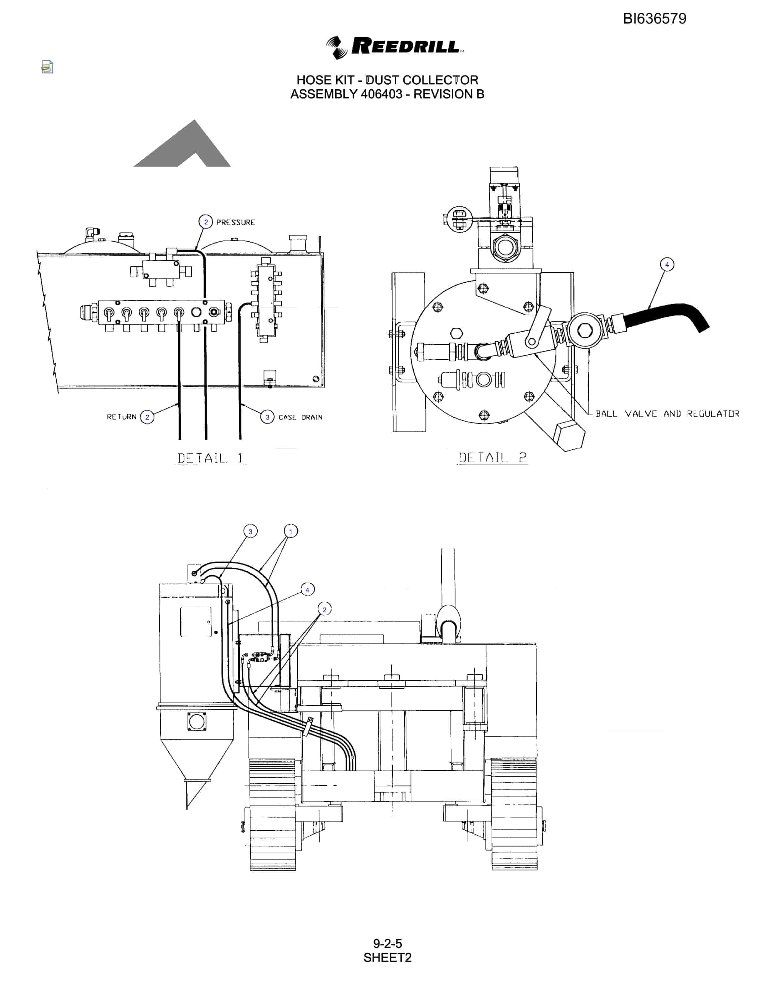 Bucyrus 400 Hydra-Trac Parts Catalog BI636579-4