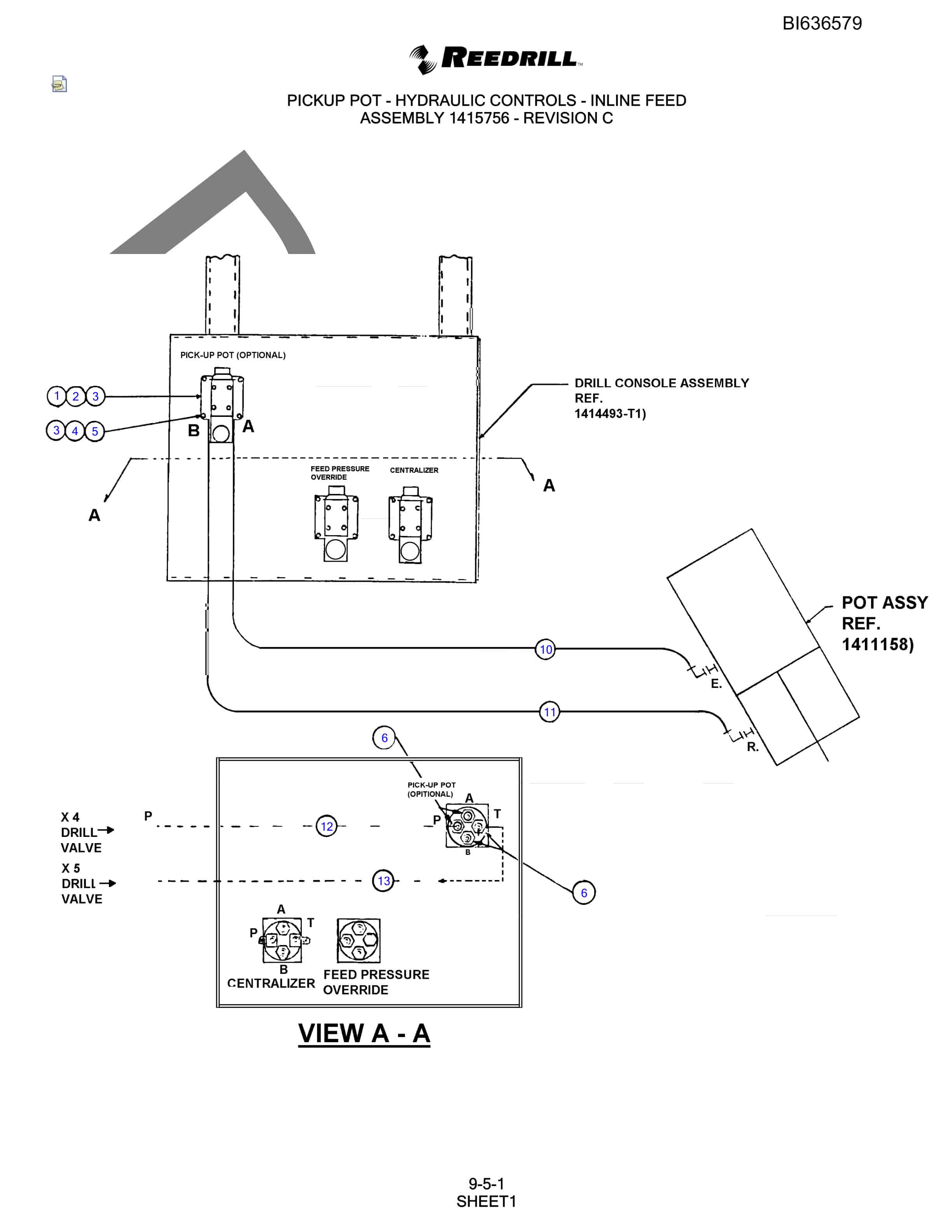 Bucyrus 400 Hydra-Trac Parts Catalog BI636579-5